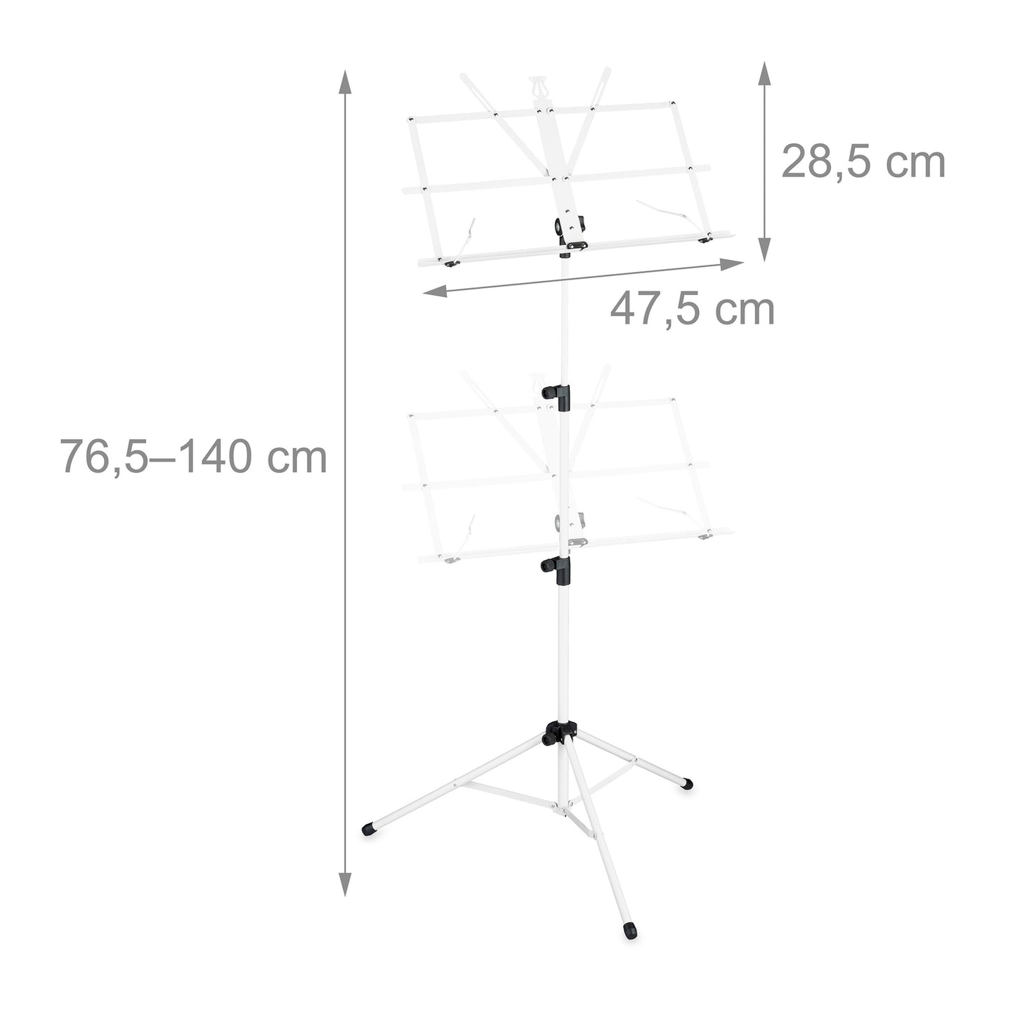 Foldable music stand