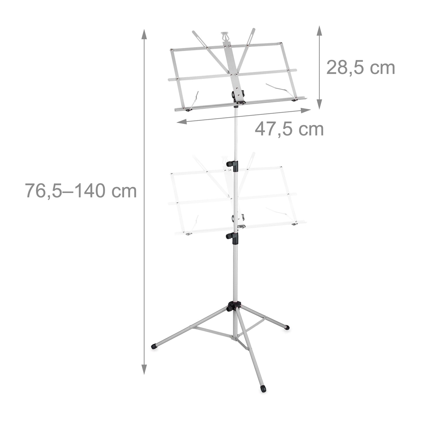 Foldable music stand