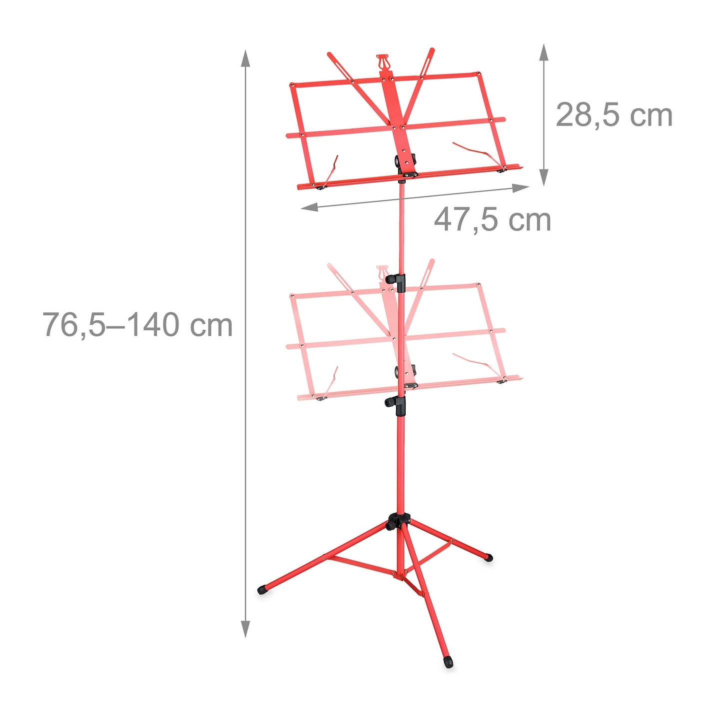 Foldable music stand