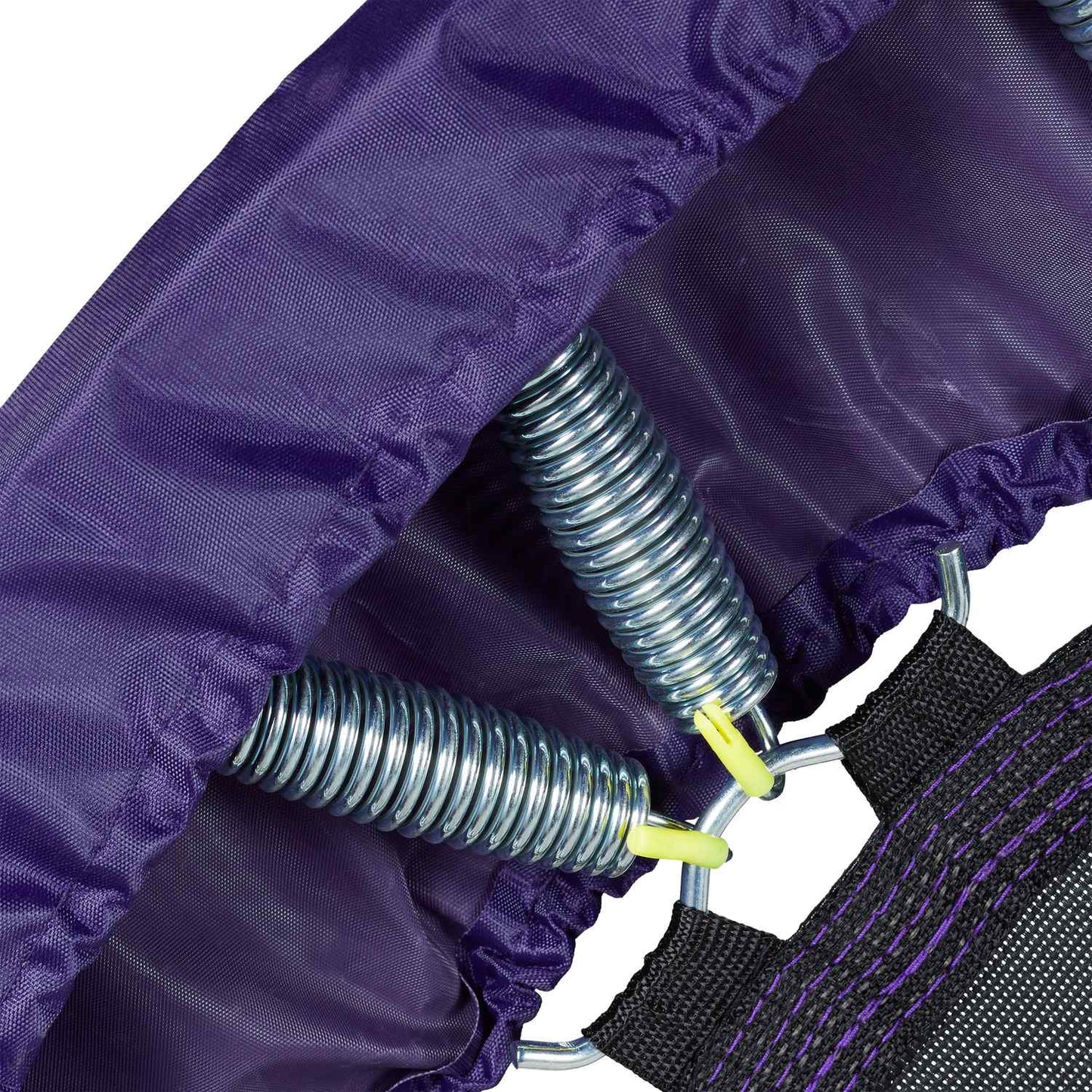 Foldable trampoline with handle