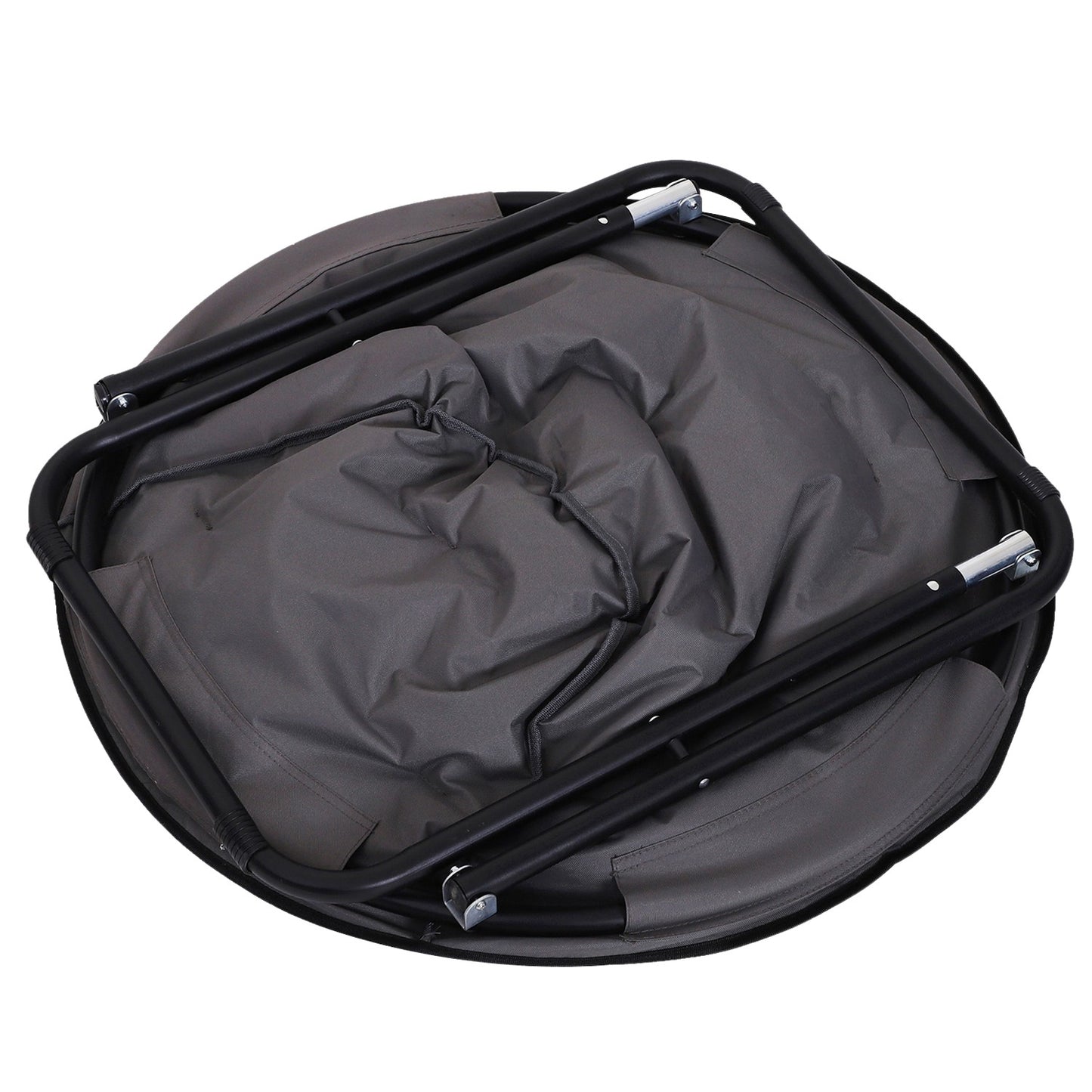 Folding Camping Chair, Metal & Oxford Fabric, 80x80x75 cm
