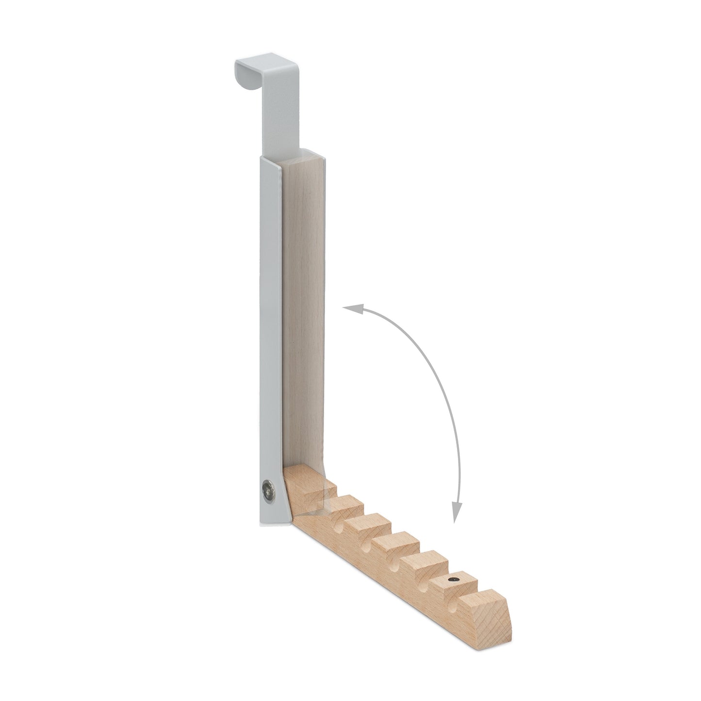 Folding Door Hook in Grey