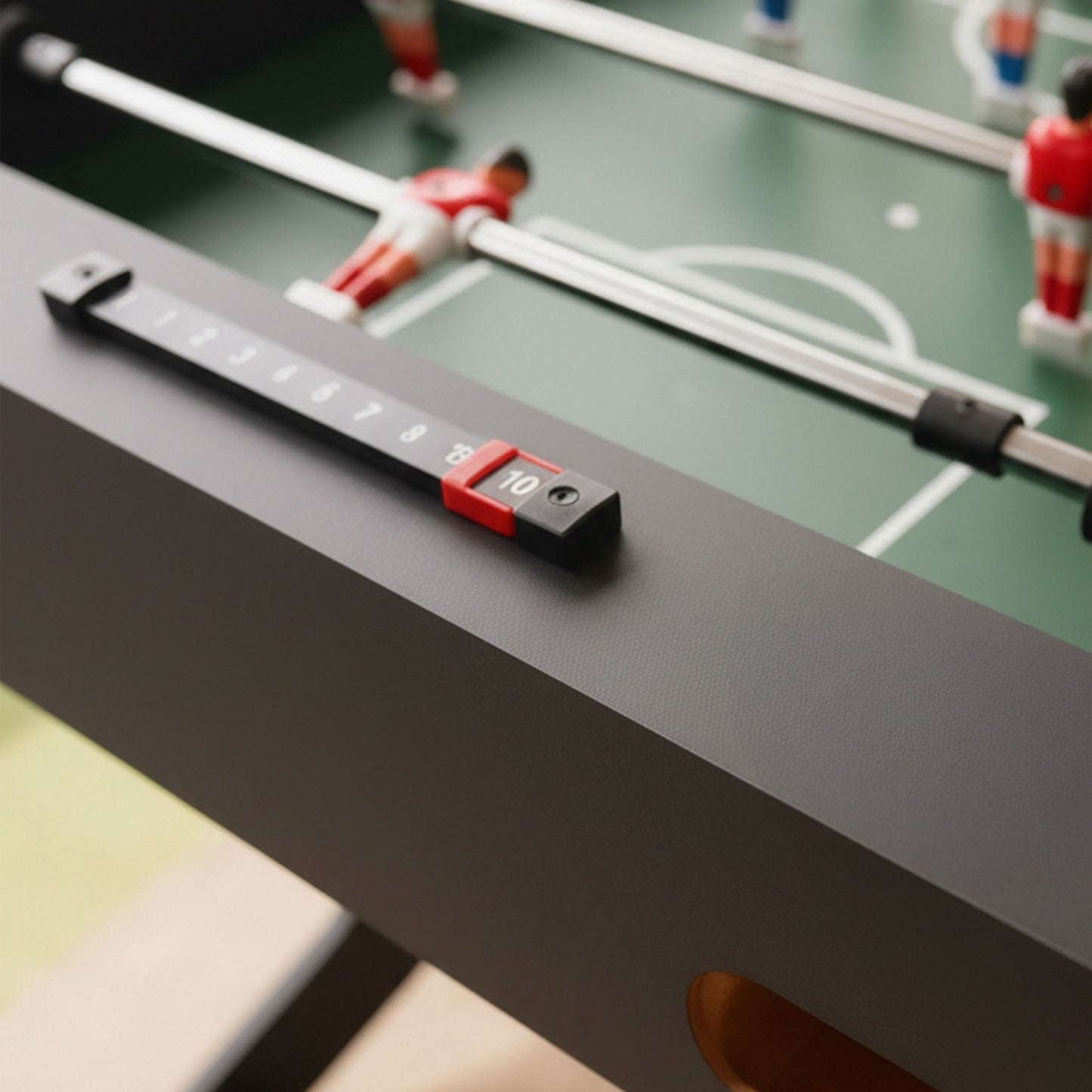 Folding Foosball Table with Non-Slip Handles