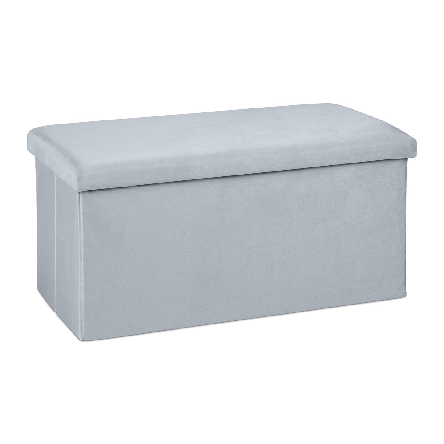 Folding bench in velvet