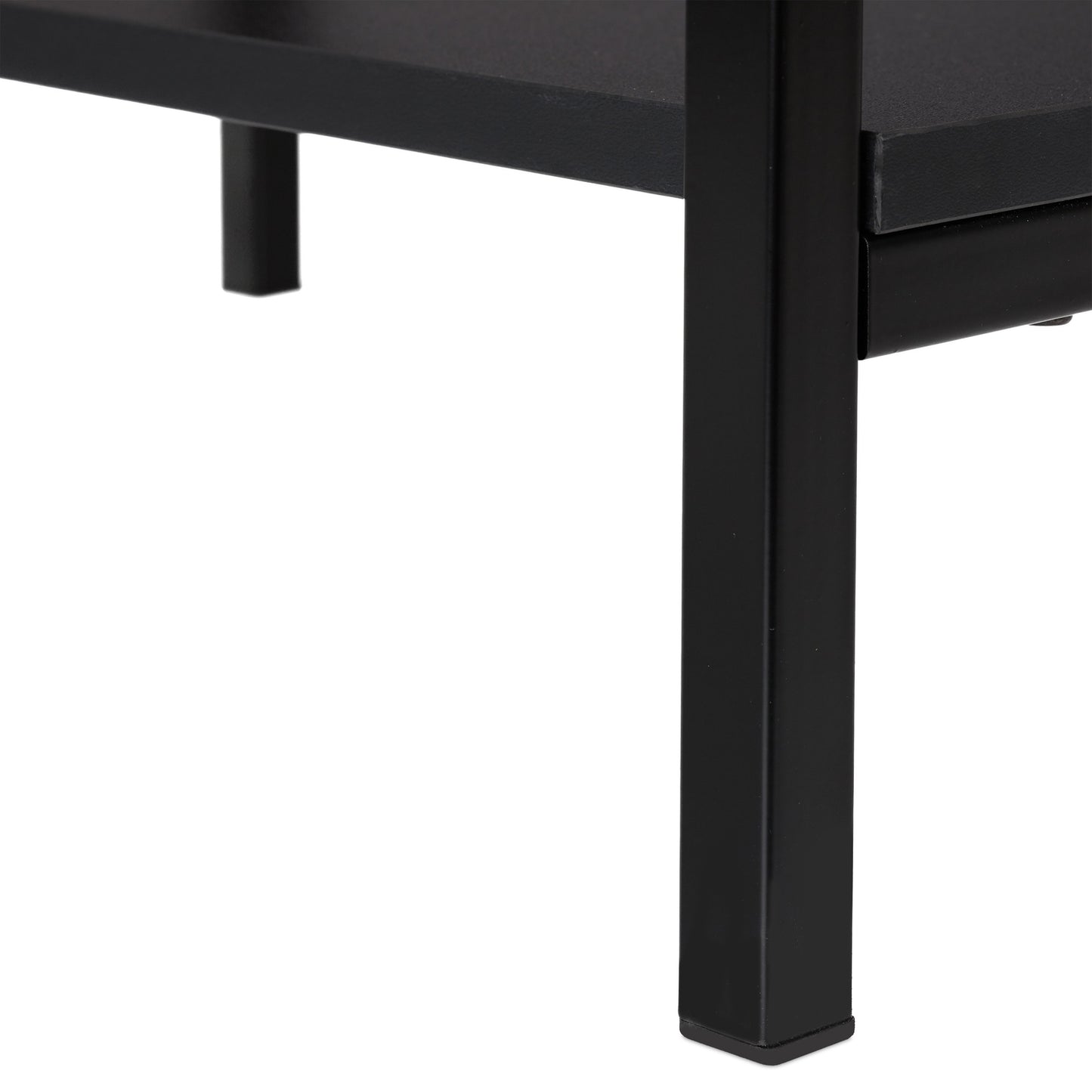 Folding desk with 3 shelves