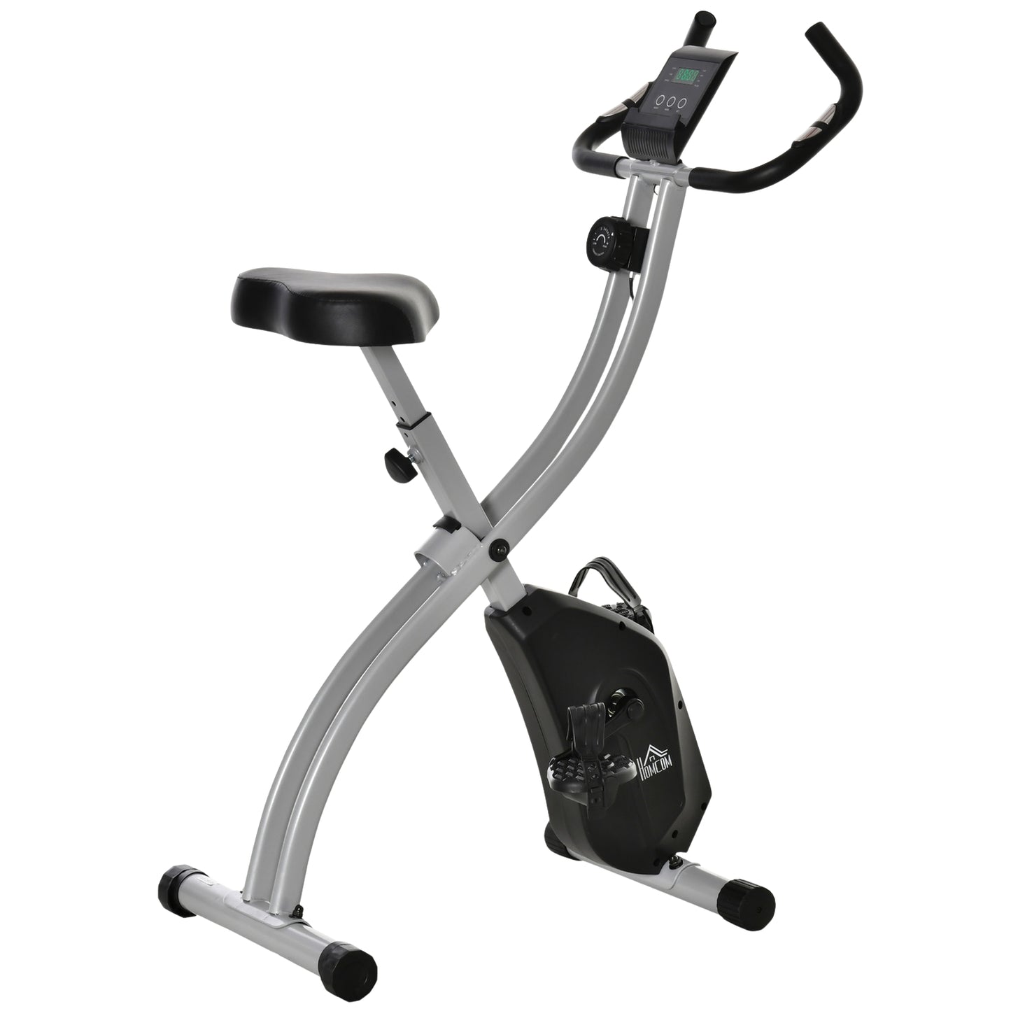 Folding exercise bike, 8-level magnetic resistance