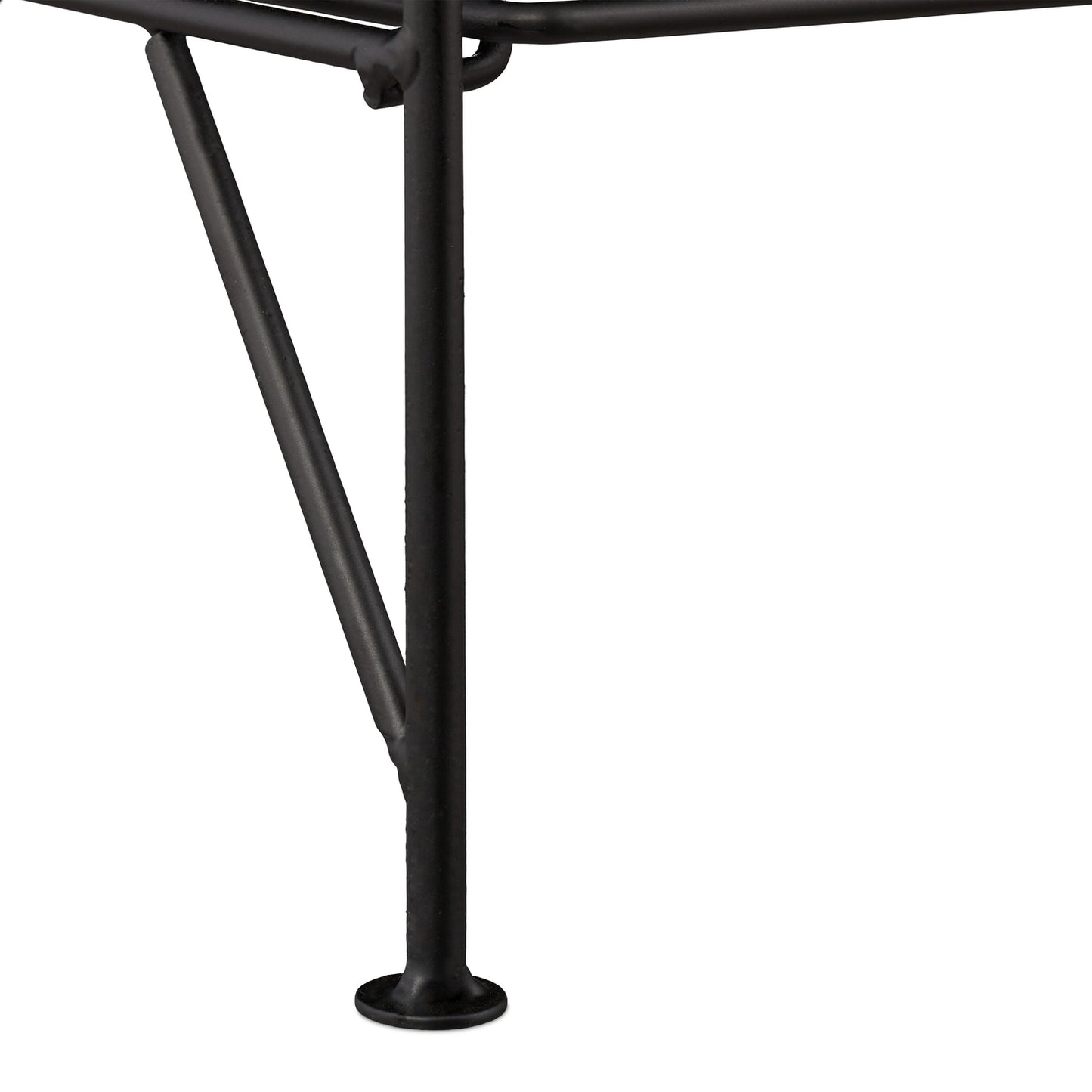 Folding metal flower stand
