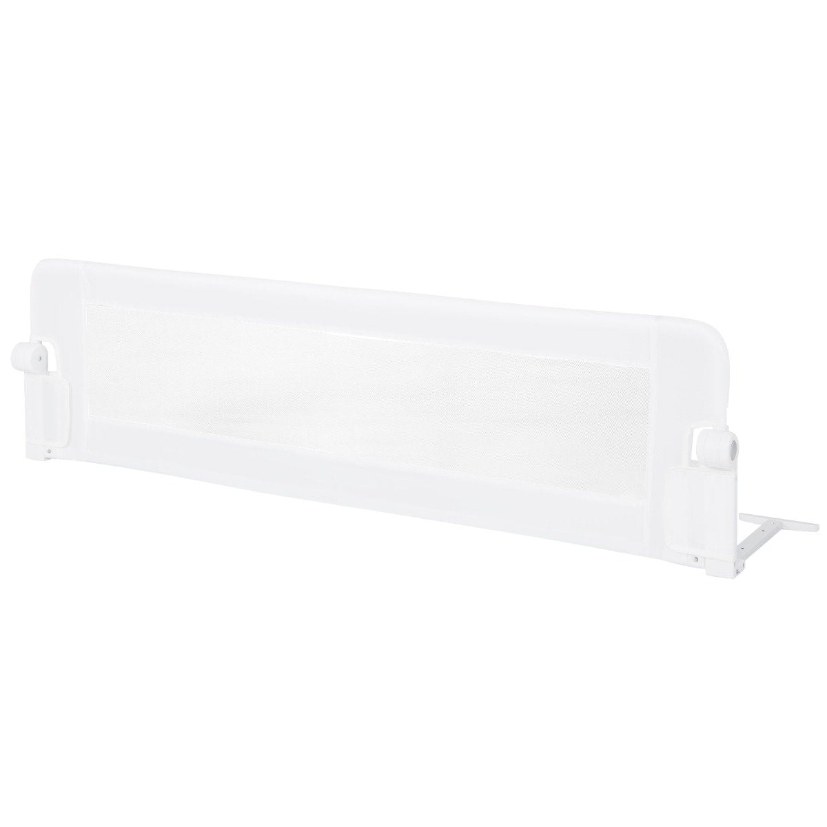 Folding safety gate for cots with adjustable straps 150x40.5x42 cm white