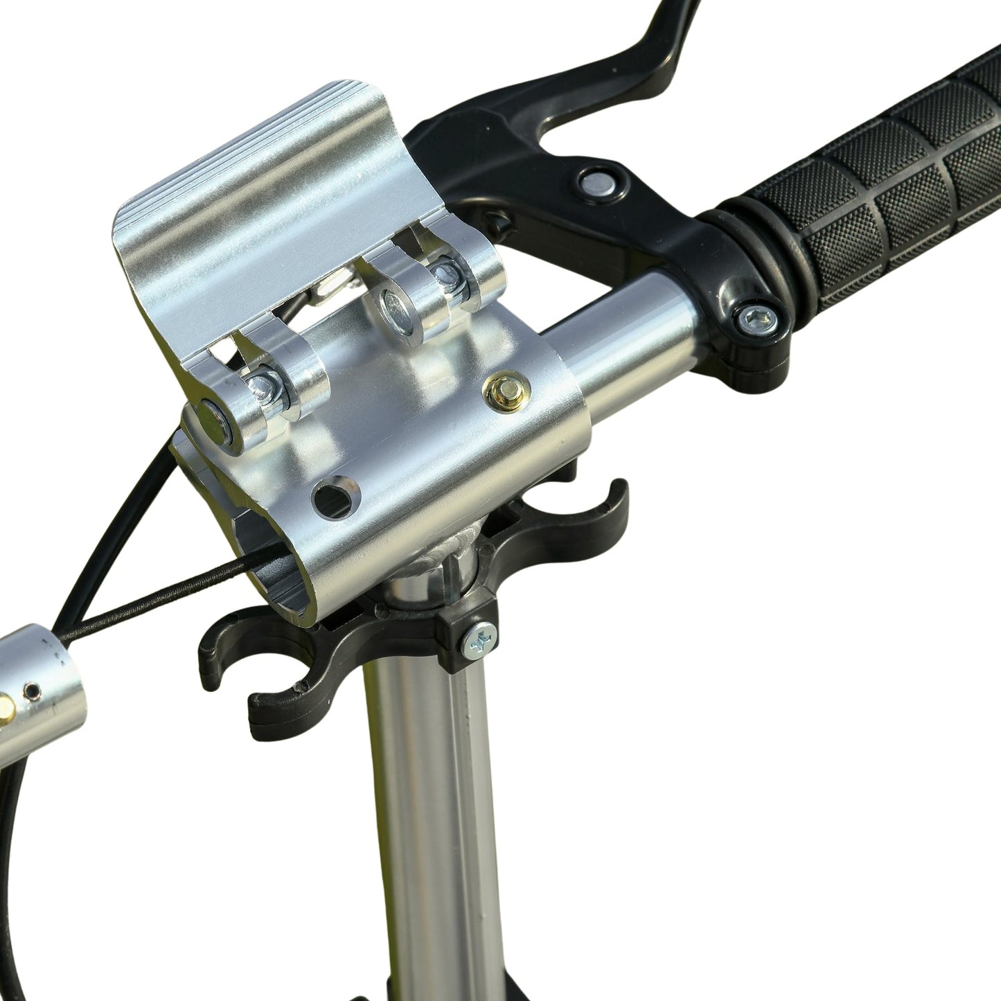 Folding scooter for teenagers and adults, 200 mm wheels, adjustable height