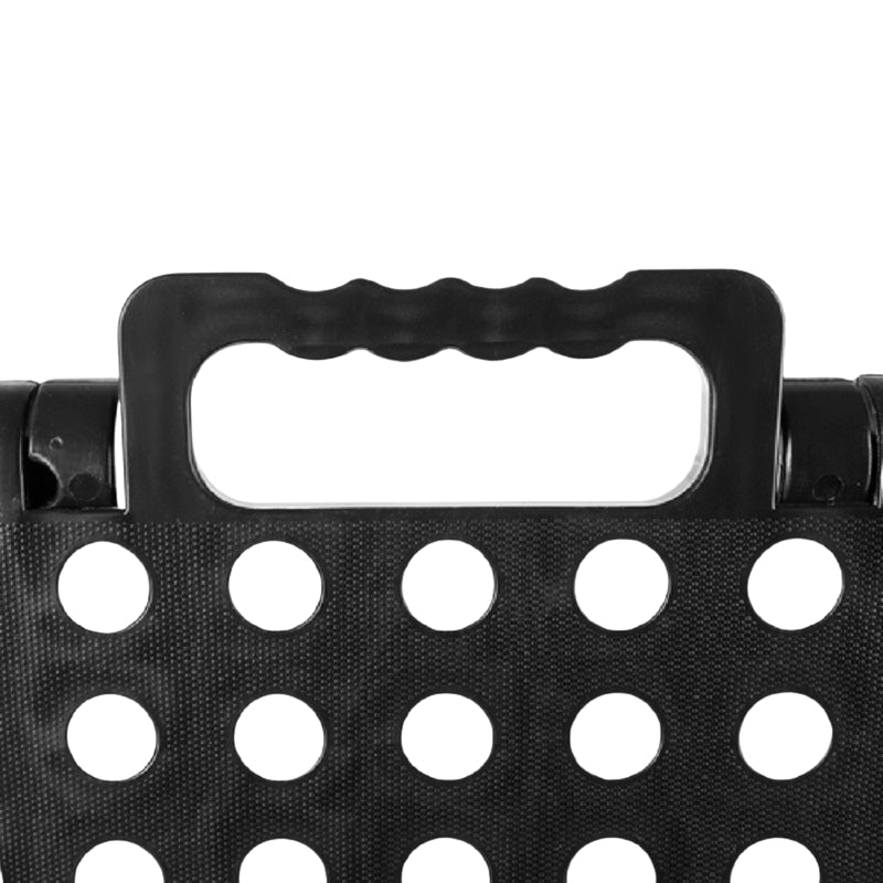 Folding stool black and white 39cm