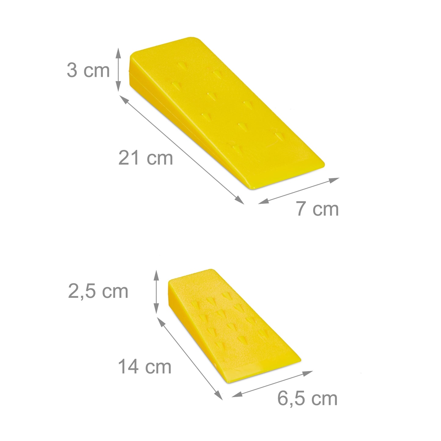 Folding wedge in 2 sizes Set of 4
