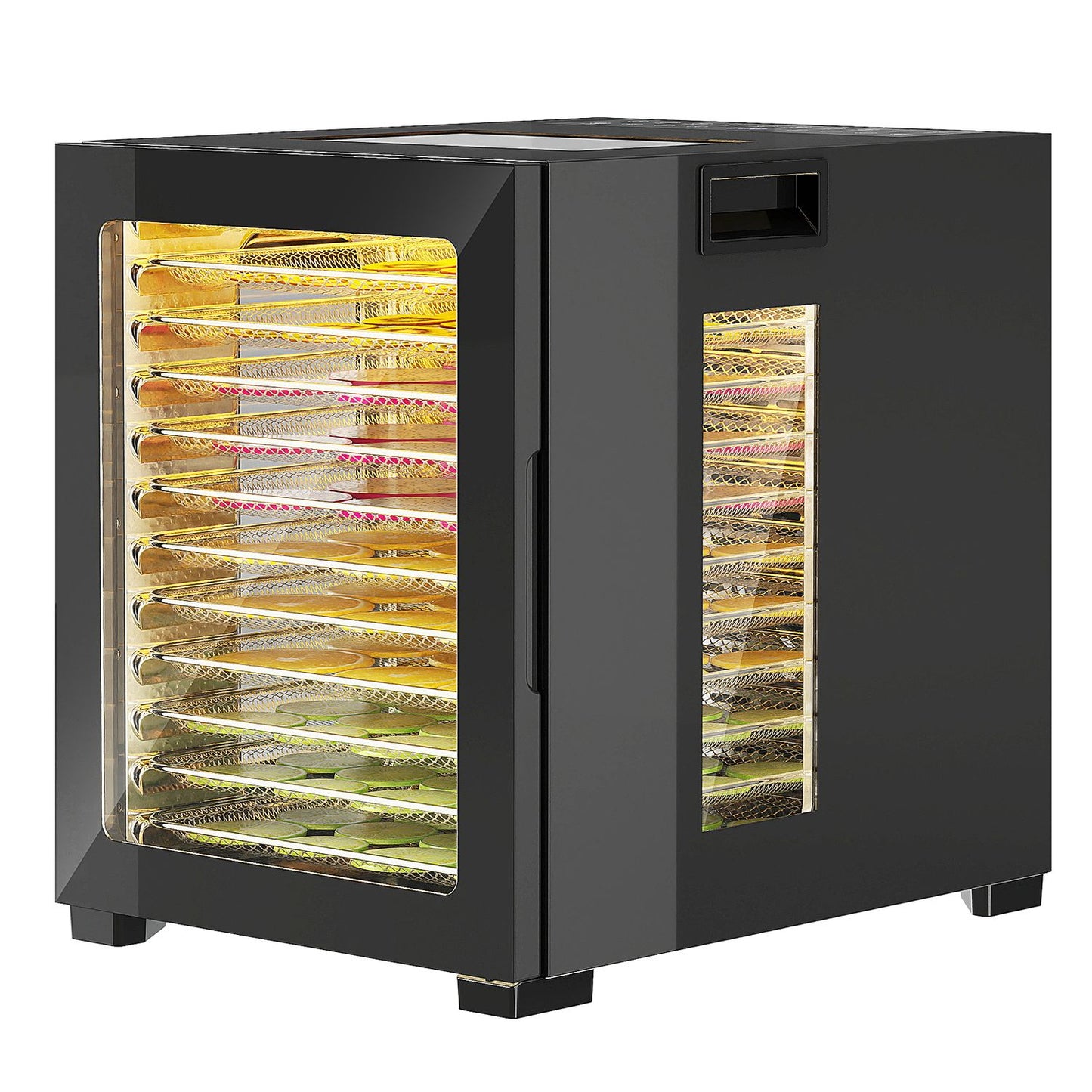 Food Dehydrator, 850W, 12 Stainless Steel Trays, Timer