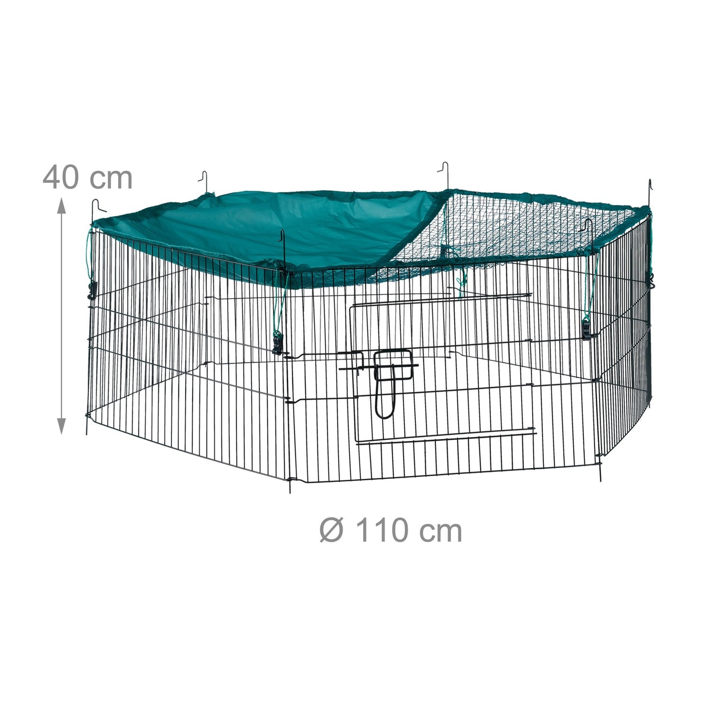 Free range fenced with netting