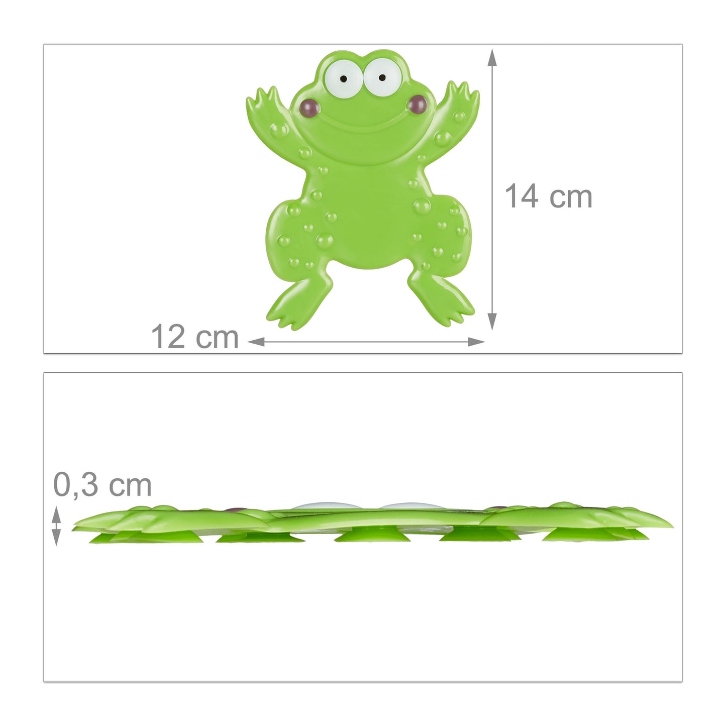 Frog Bathroom Stickers Set of 5