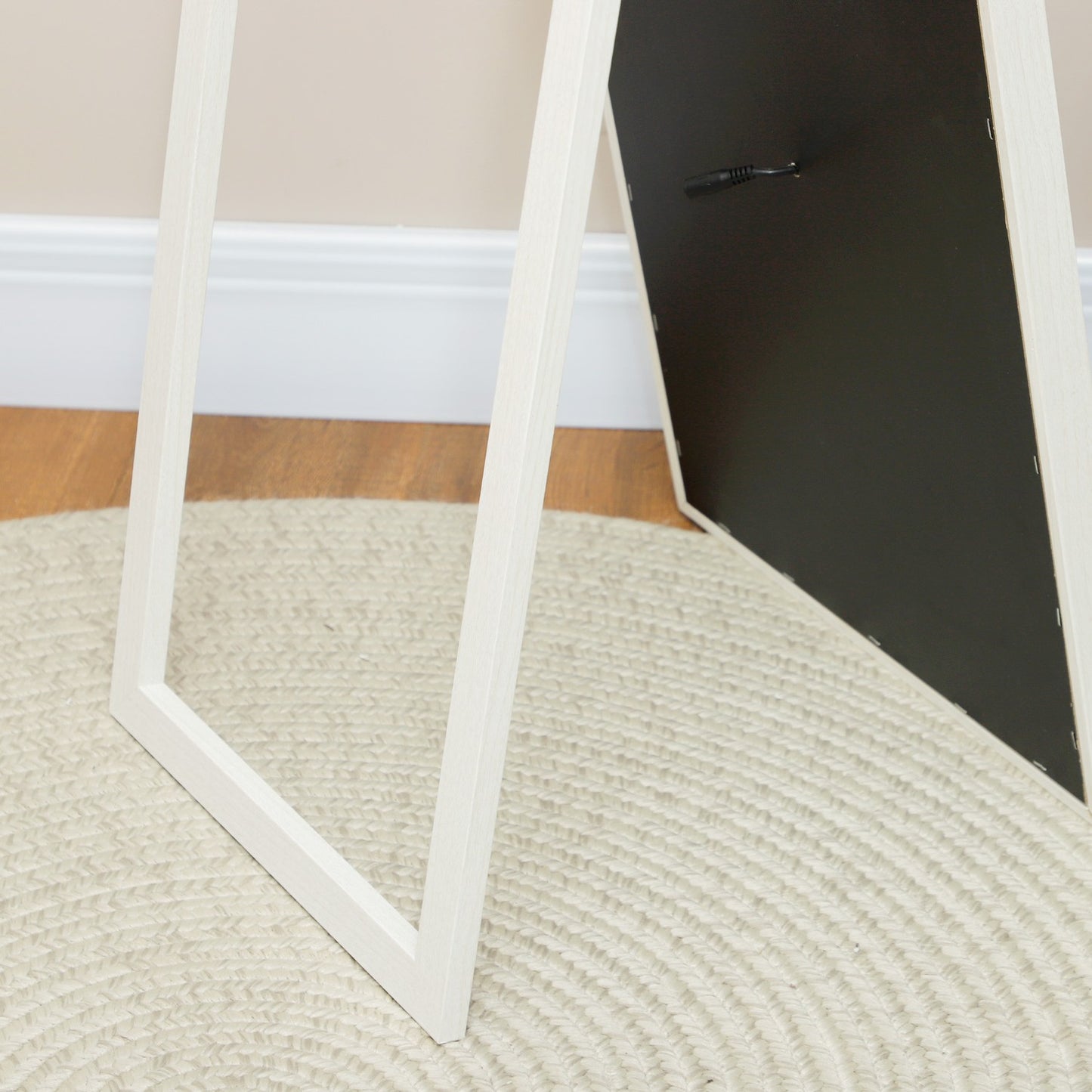 Full-length mirror with LED, Touch Control, White, 40 x 160 cm