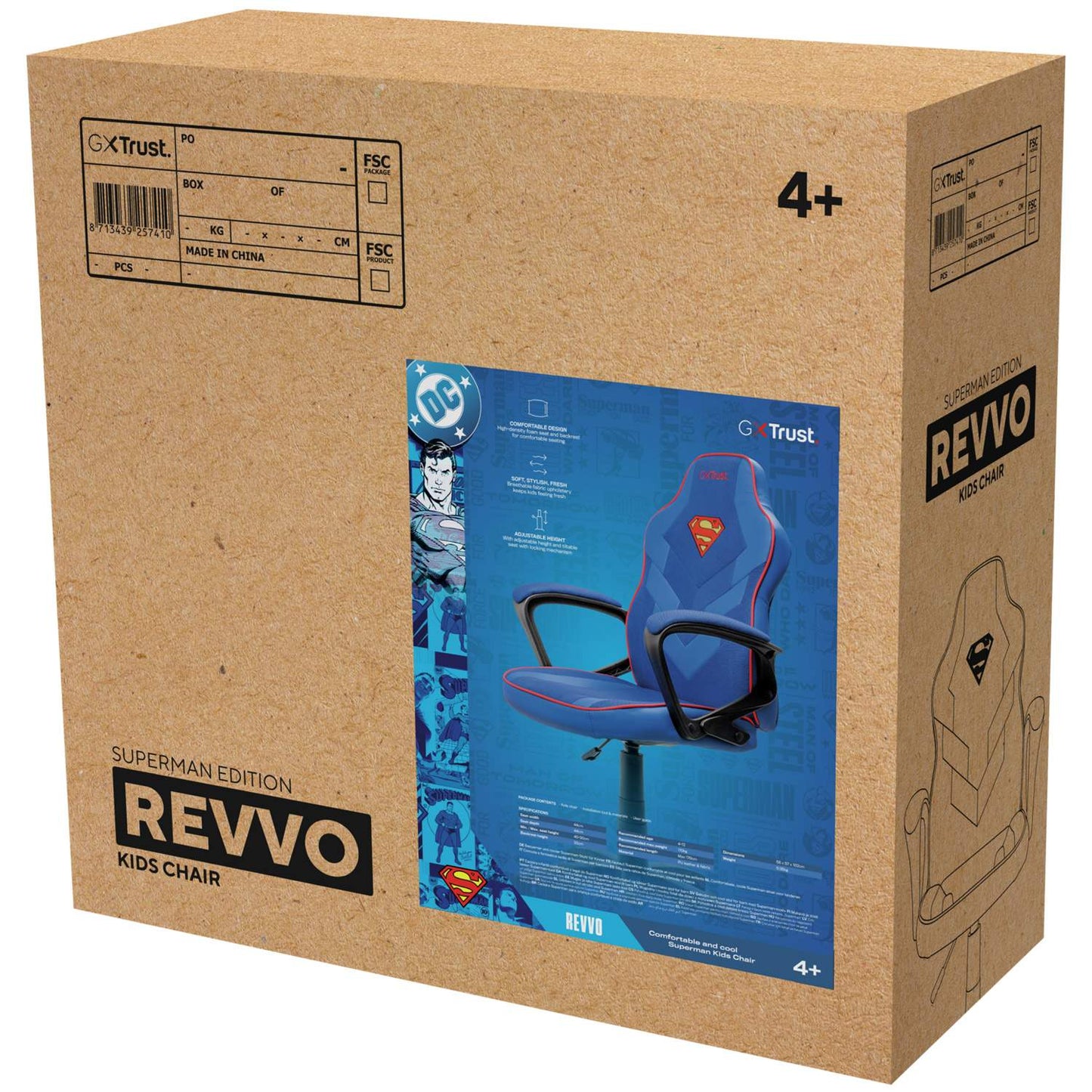 GXT 703SM Revvo Gaming chair Kids Superman