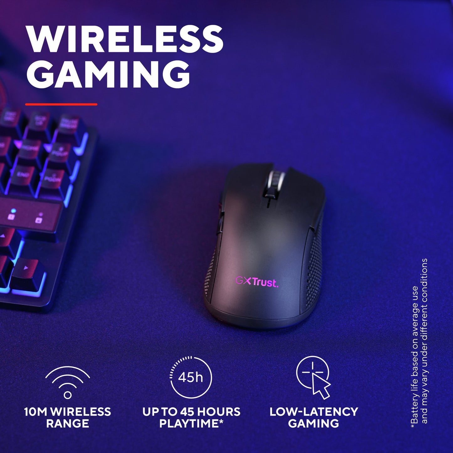 GXT 931 Ybar Wireless Gaming Mouse Black