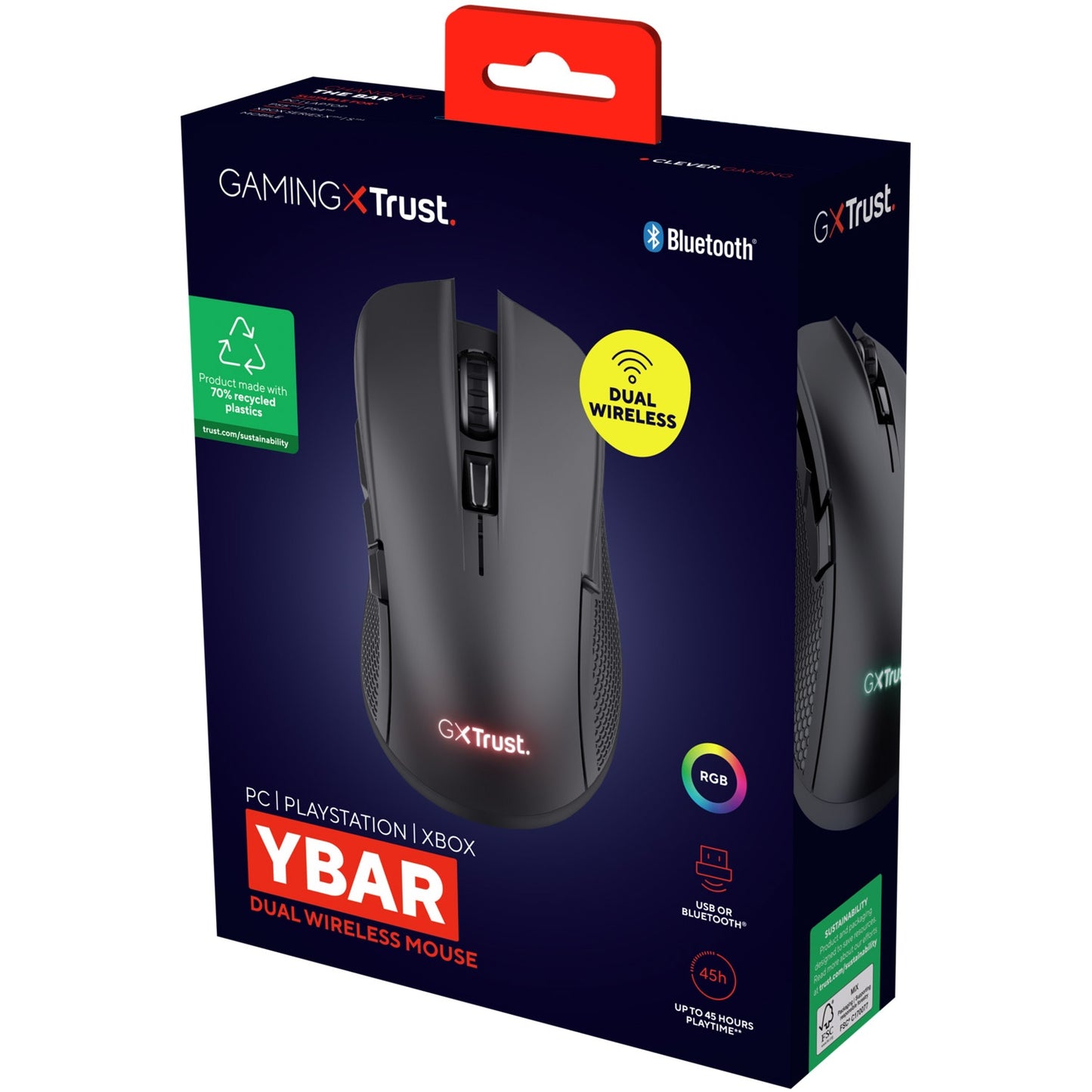 GXT 931 Ybar Wireless Gaming Mouse Black