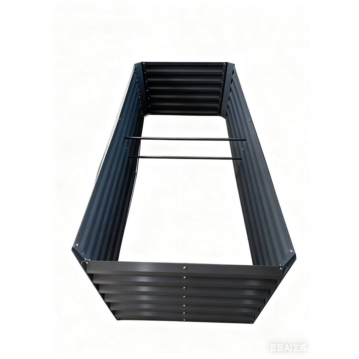 Galvanized Raised Garden Bed, 57x180x90 cm