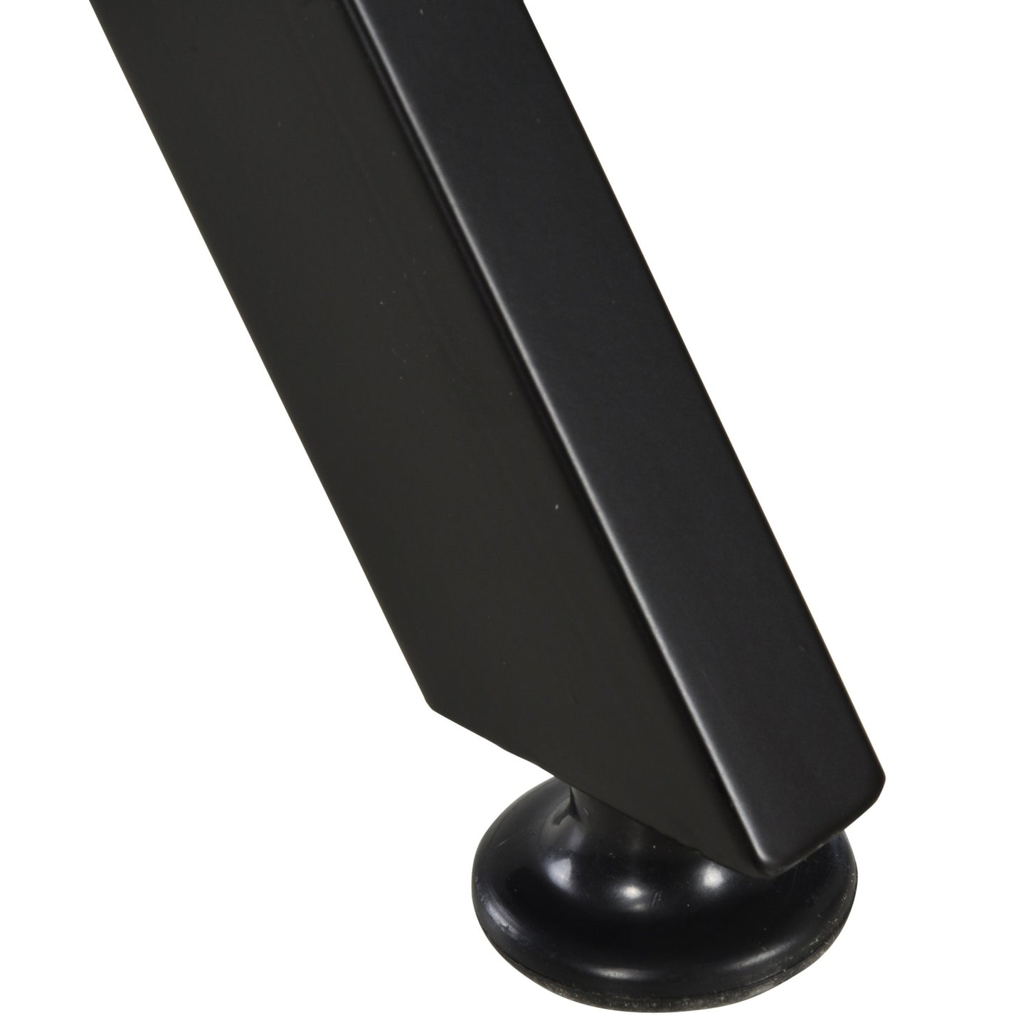 Game table with headphone hook, black steel & MDF, 120x60x90 cm
