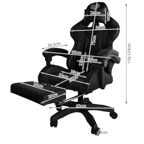Gaming chair - black Dunmoon 24243