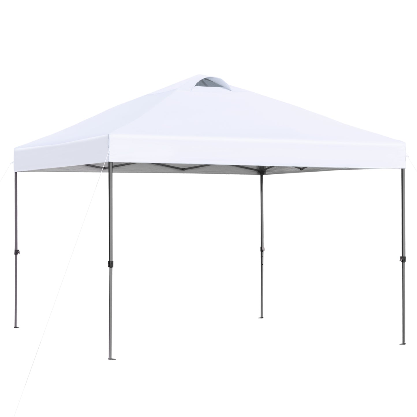 Pop-Up White Garden Gazebo 2.95m UV protection