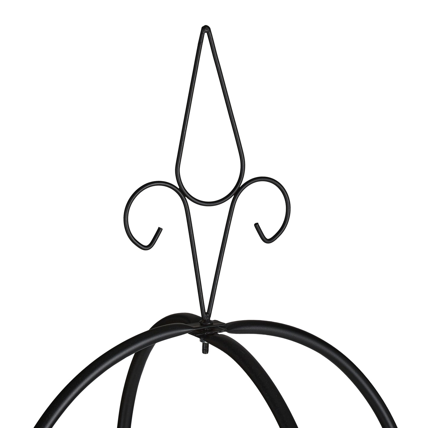 Garden obelisk 200 cm Black