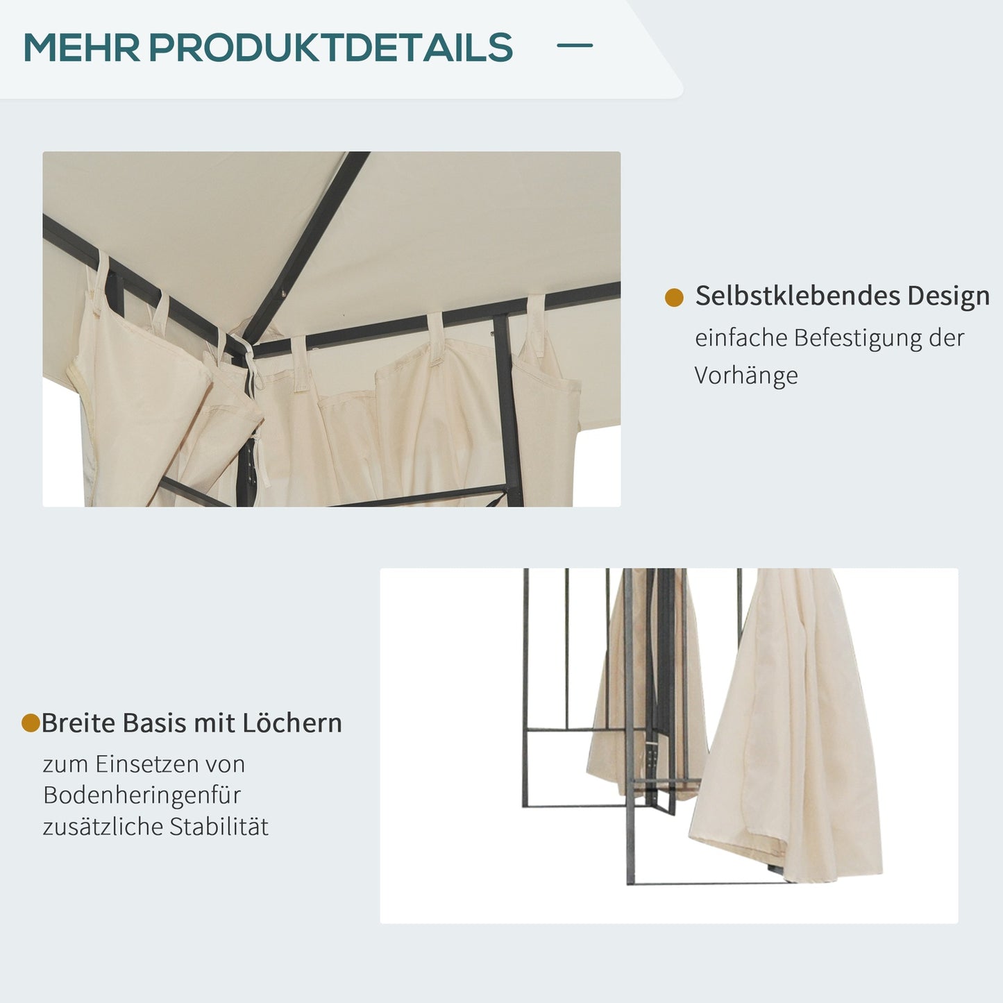 3x3m Double roof Garden pavilion tent, UV protection