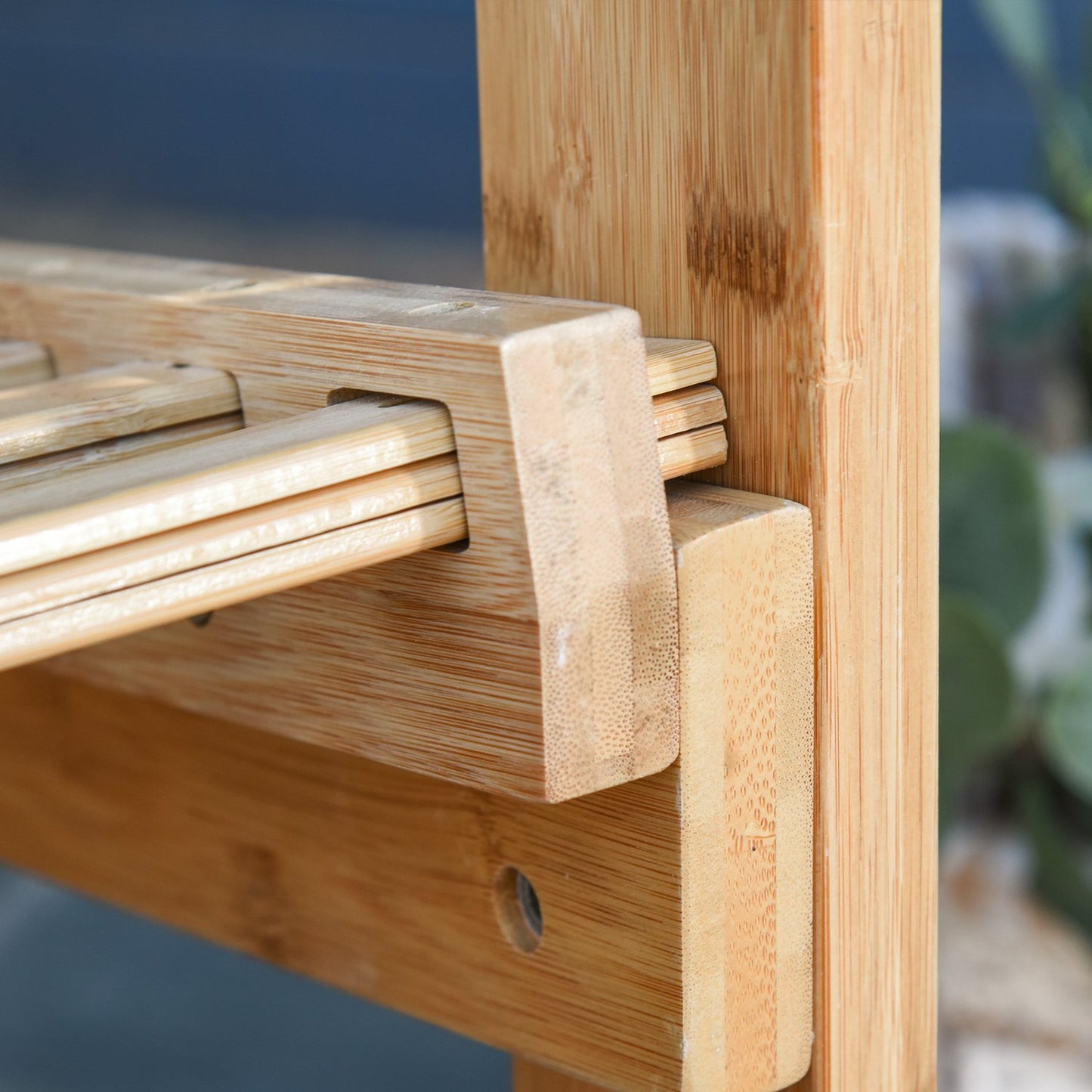 Bamboo rocking chair - Natural, 70 x 100 x 95.5 cm