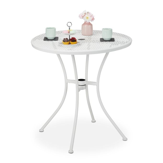Garden Table with Umbrella Hole