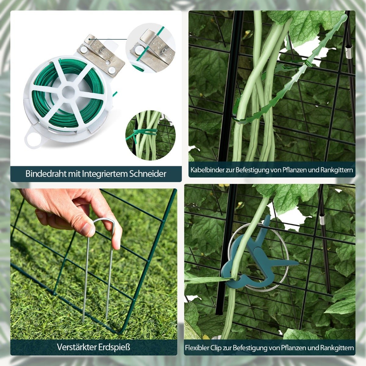 Garden Trellis Support for Climbing Plants, 122x86 cm