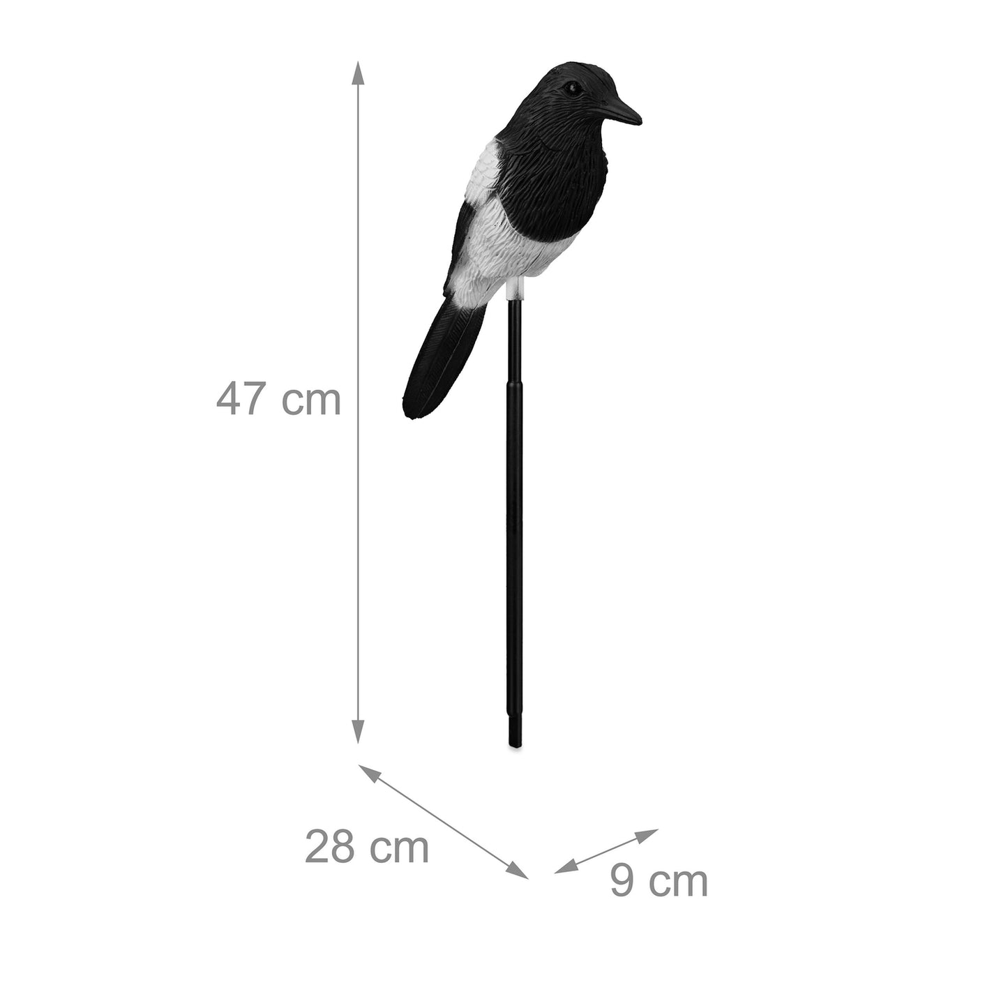 Garden figure bird set of 2