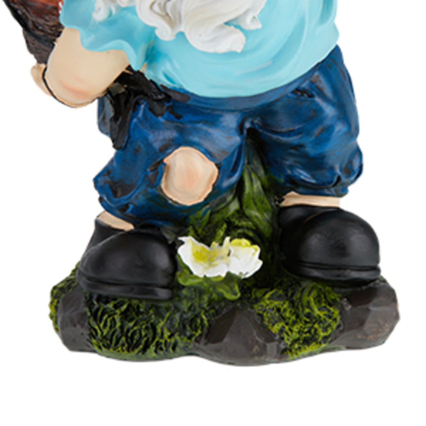 Garden gnome with harvest basket