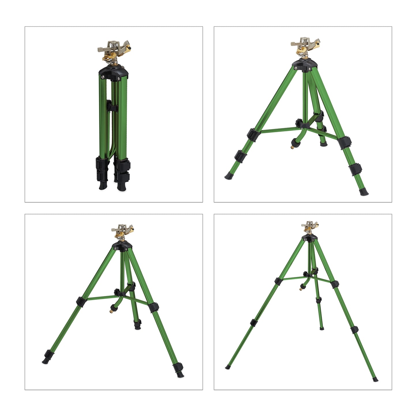 Garden sprinkler with adjustable stand