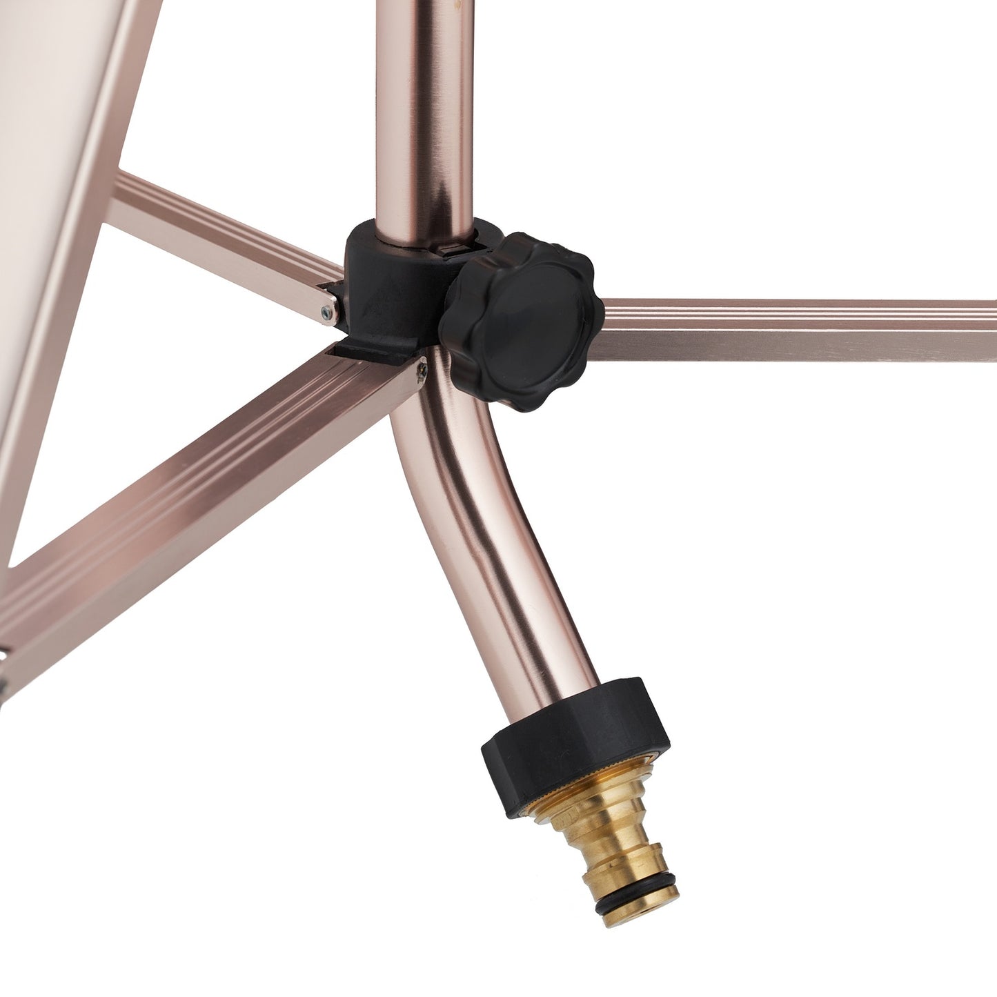 Garden sprinkler with adjustable stand