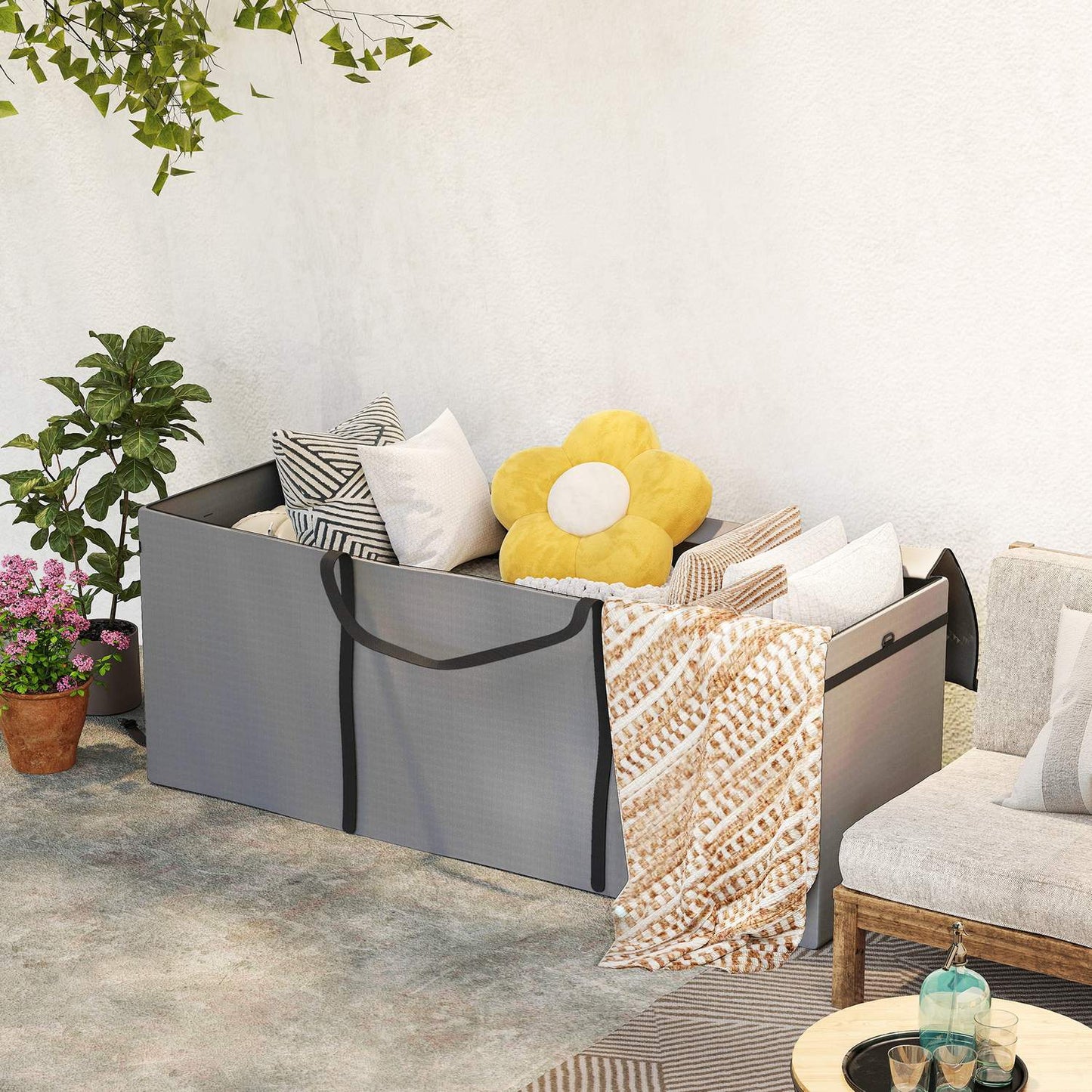 Waterproof 600D Oxford Cushion Storage Bag, 200x60x75cm