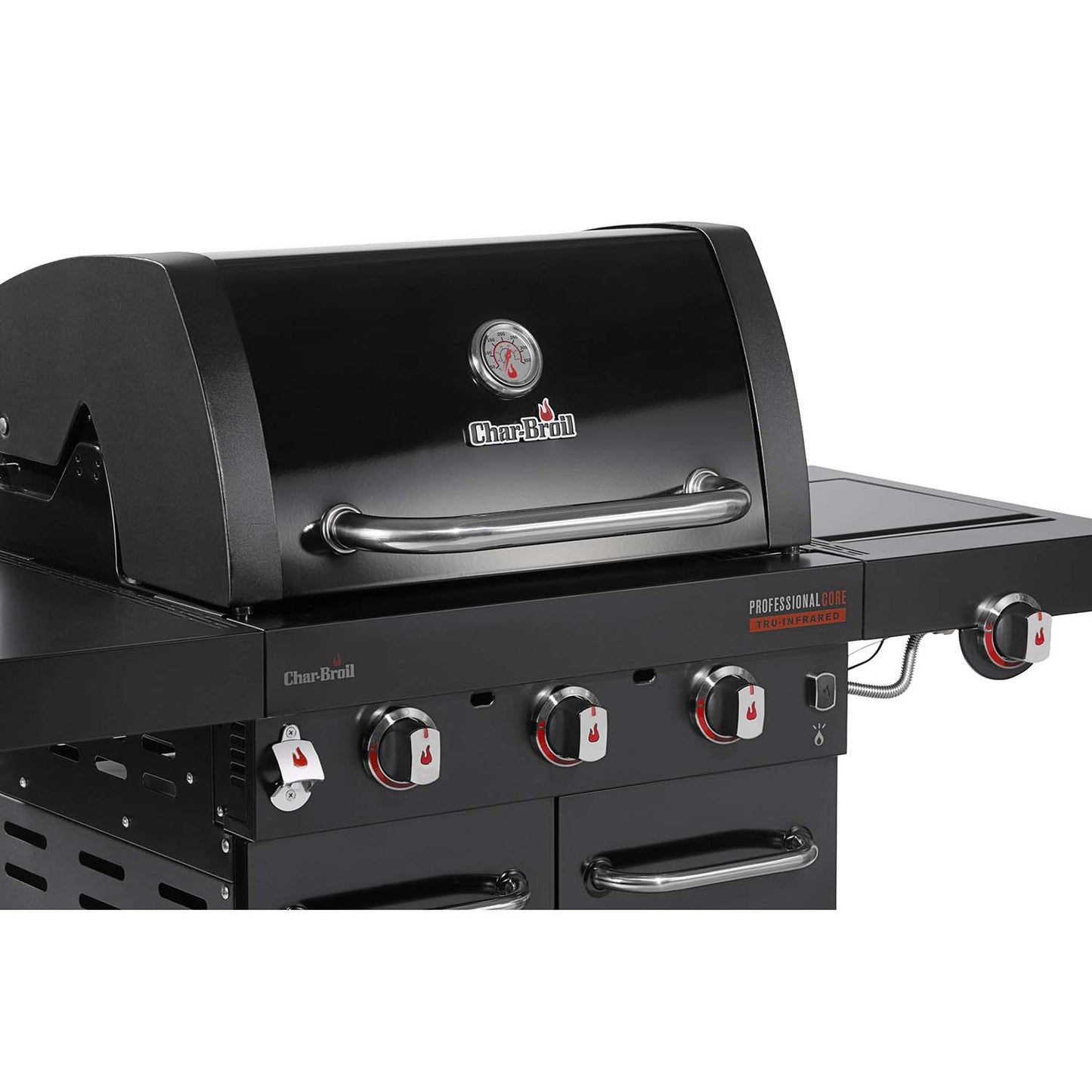 Gas Grill with TRU-Infrared, 3 Burners, Cast Iron Grates