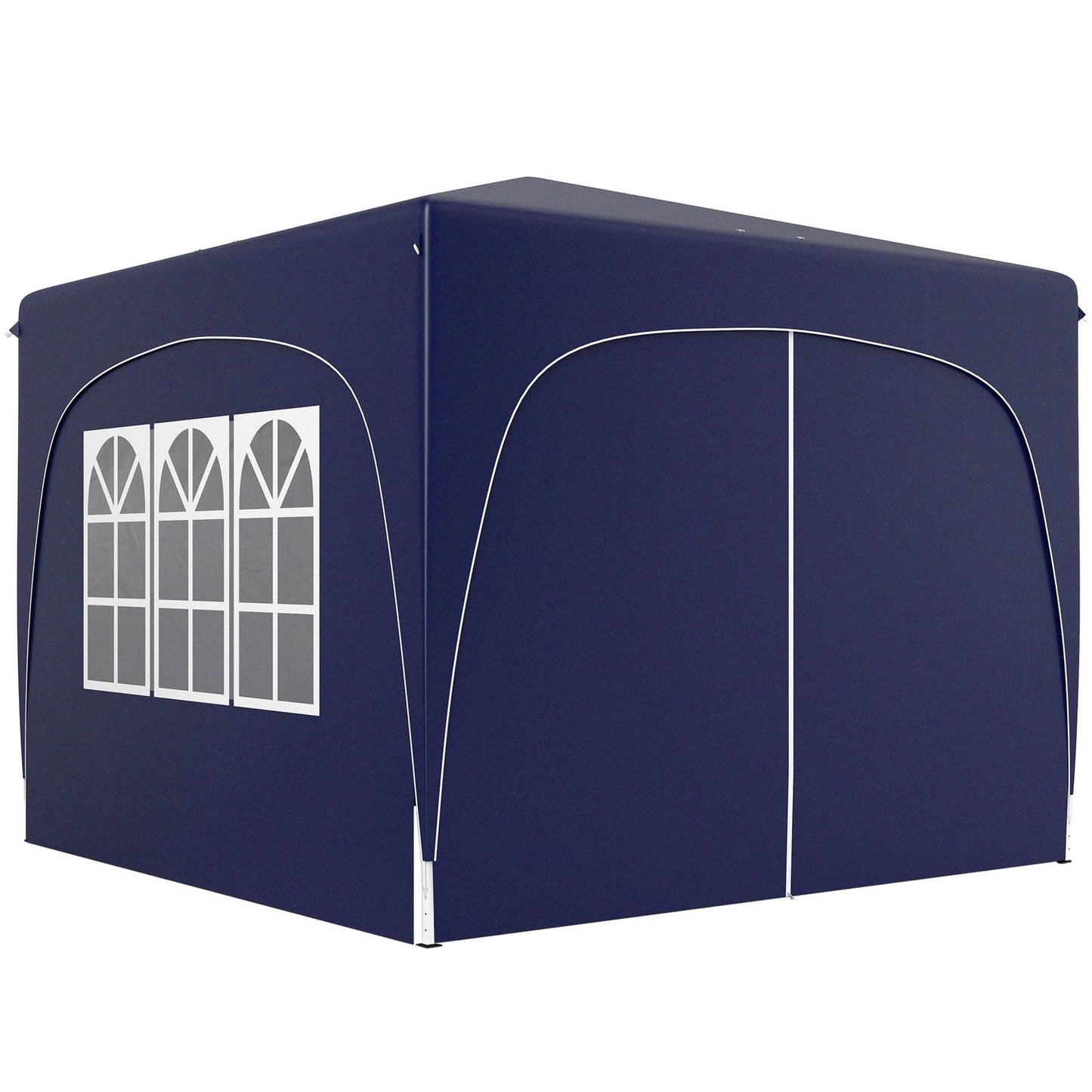 3x3m weatherproof Pop-Up Gazebo, UV50+, Dark blue