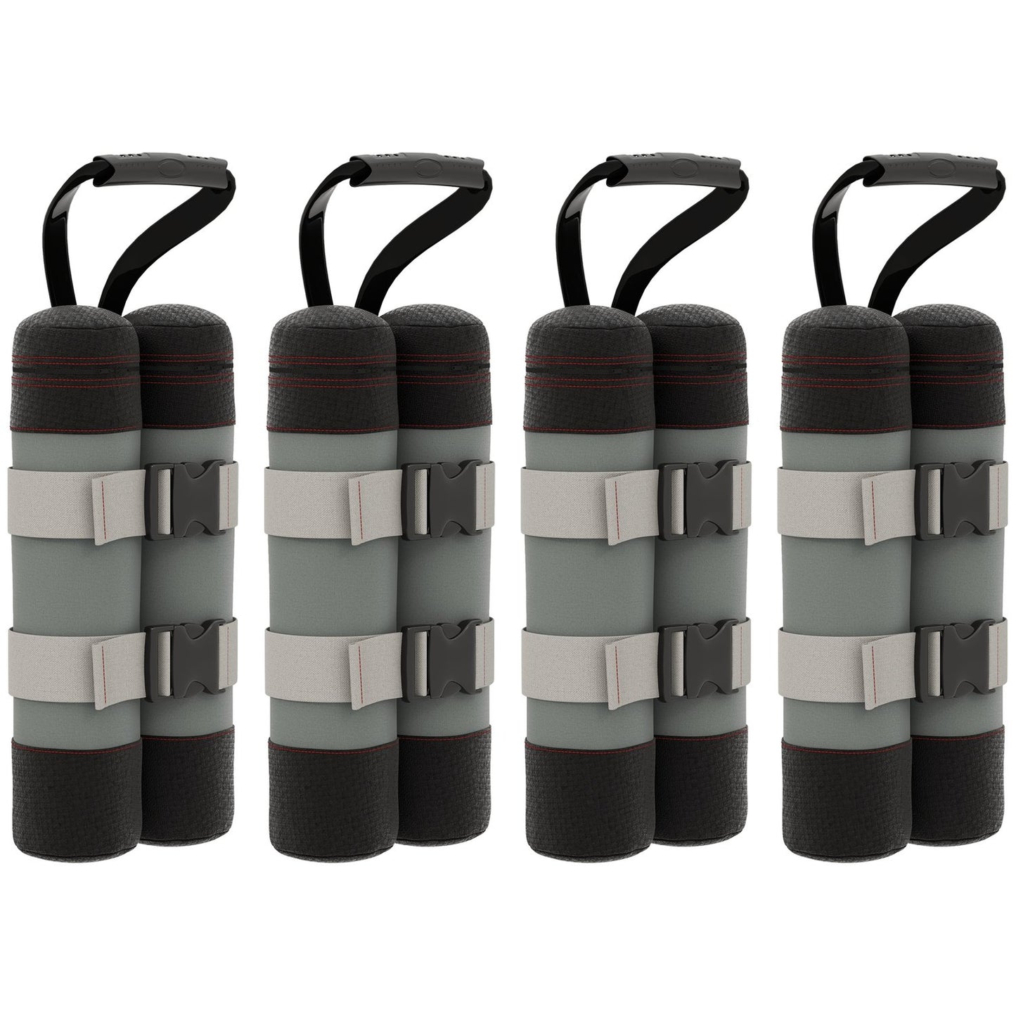 Gazebo Sandbag Weights - Set of 4, Oxford Fabric, Grey
