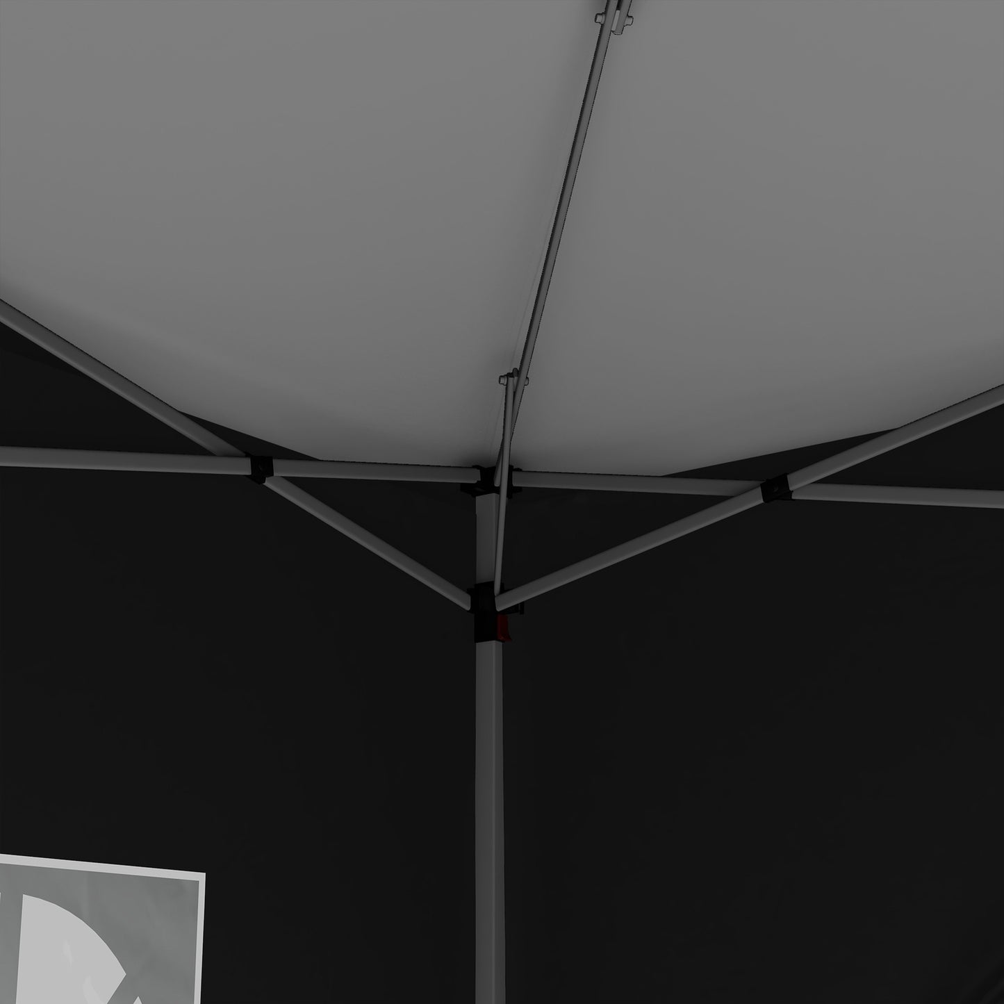 Pop-Up Gazebo 3x3m, Water-repellent, UV 50+, Black