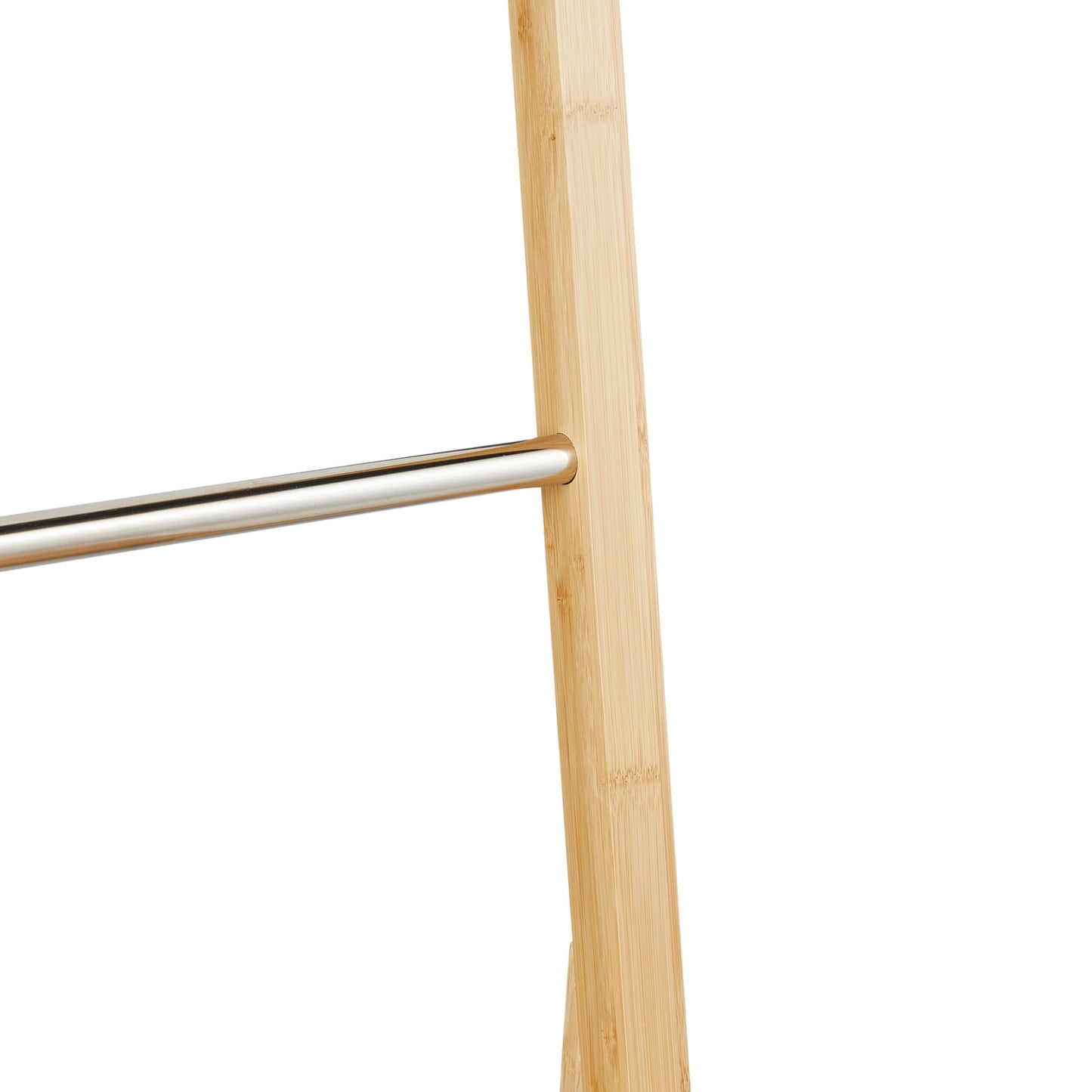 Gentleman's butler's chair bamboo & stainless steel
