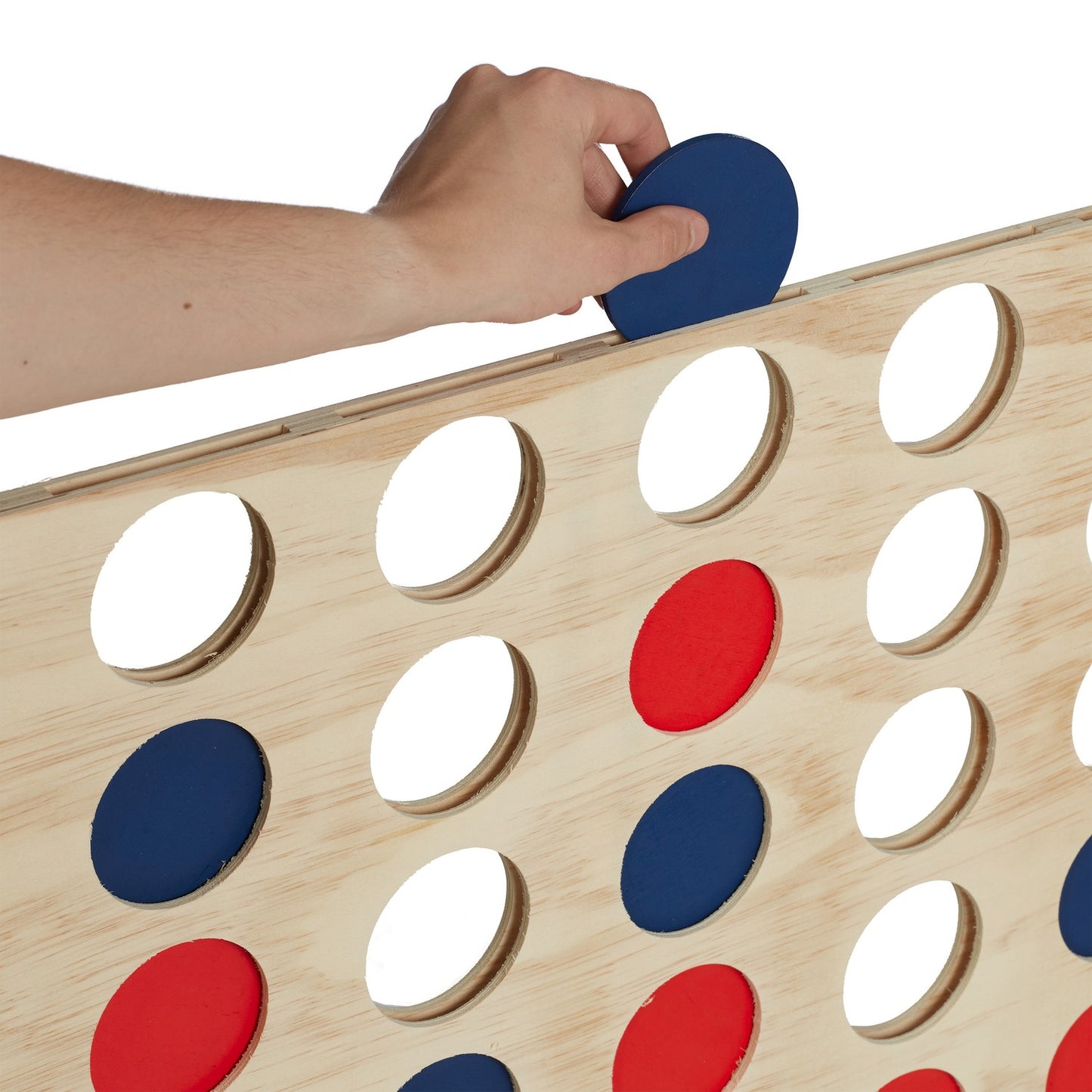 Giant game with four in a row