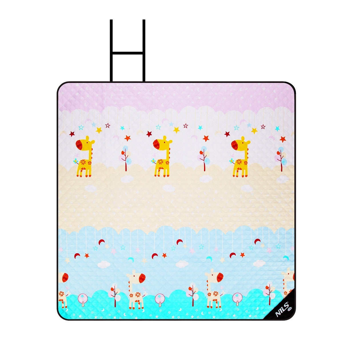 Giraffe Picnic Blanket, 195x200 cm, Waterproof