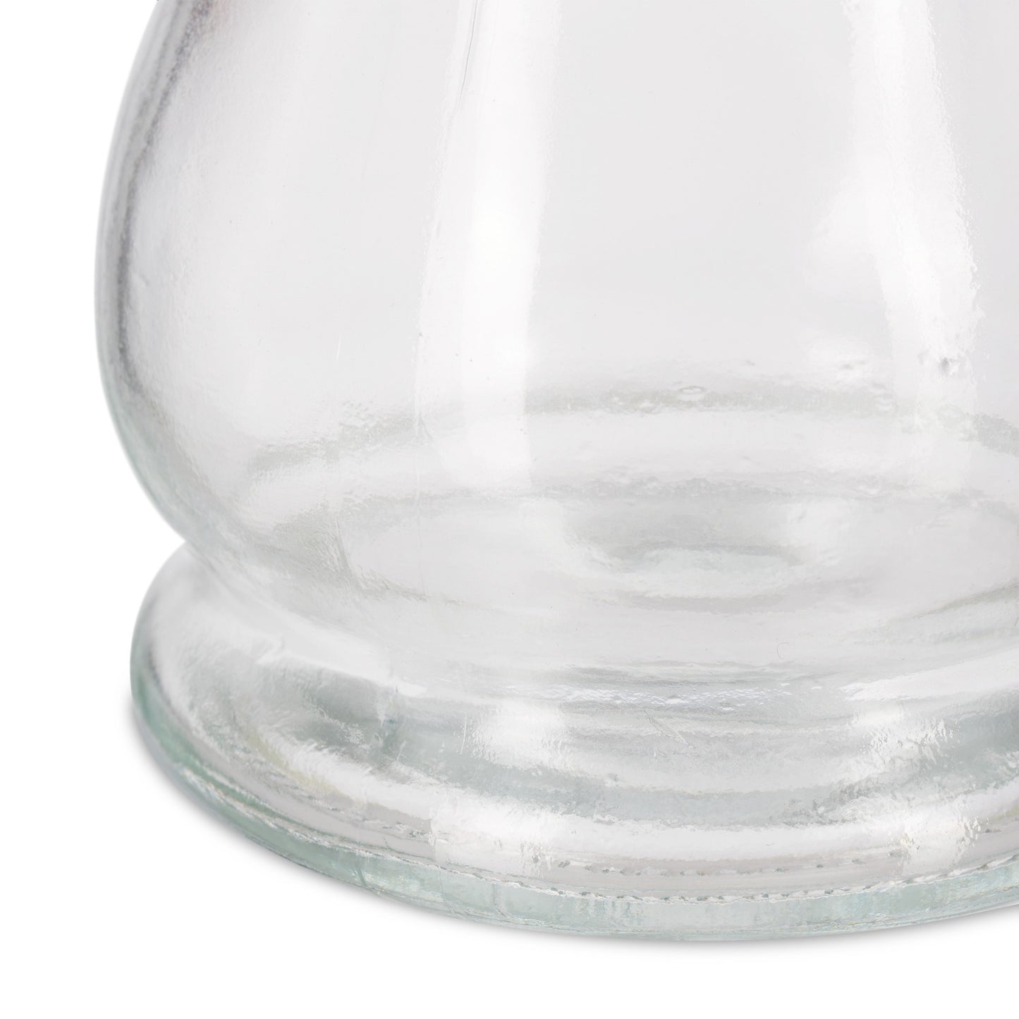 Glass Lanterns Set, Gold/Black, Round Candle Holders