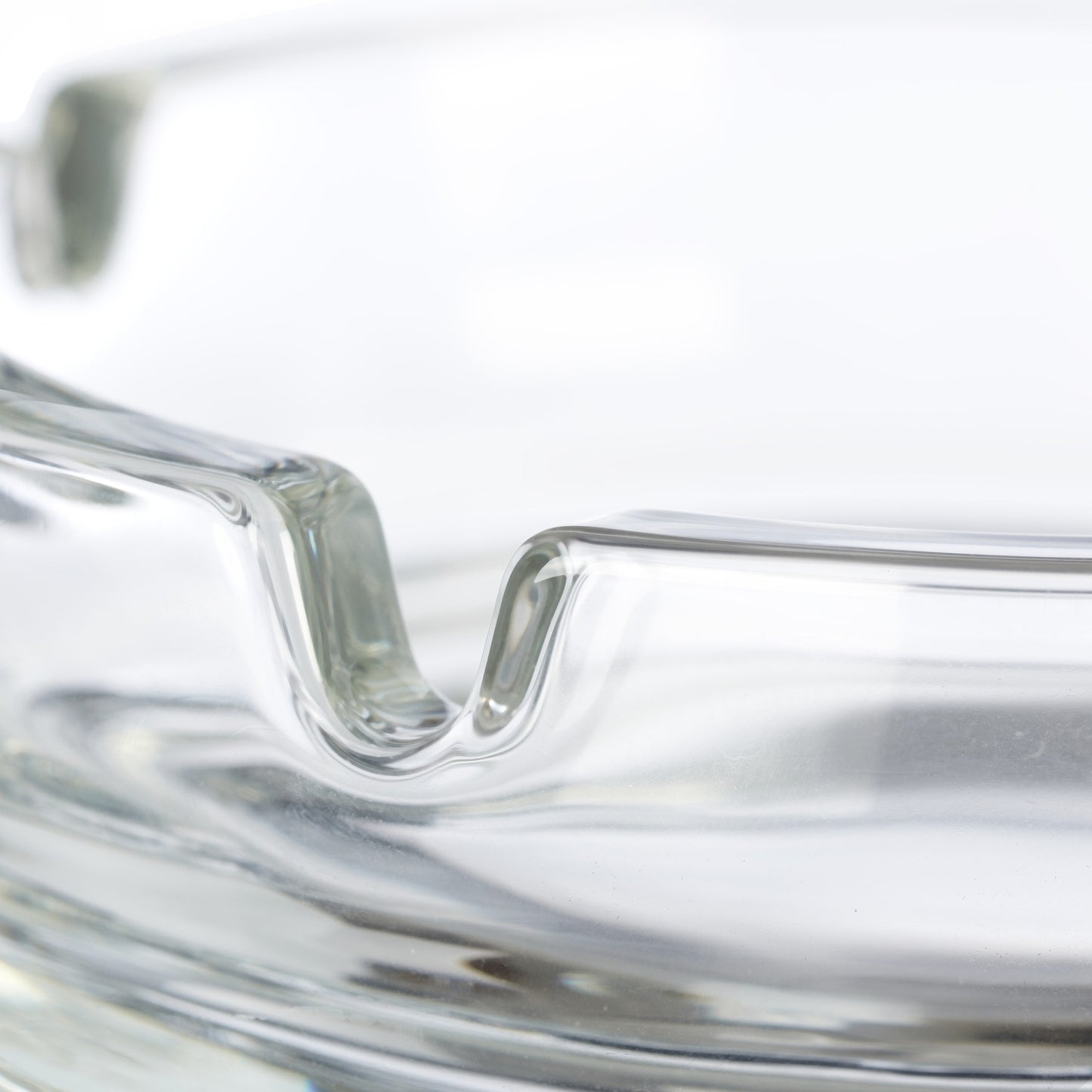 Glass ashtrays - set of 4