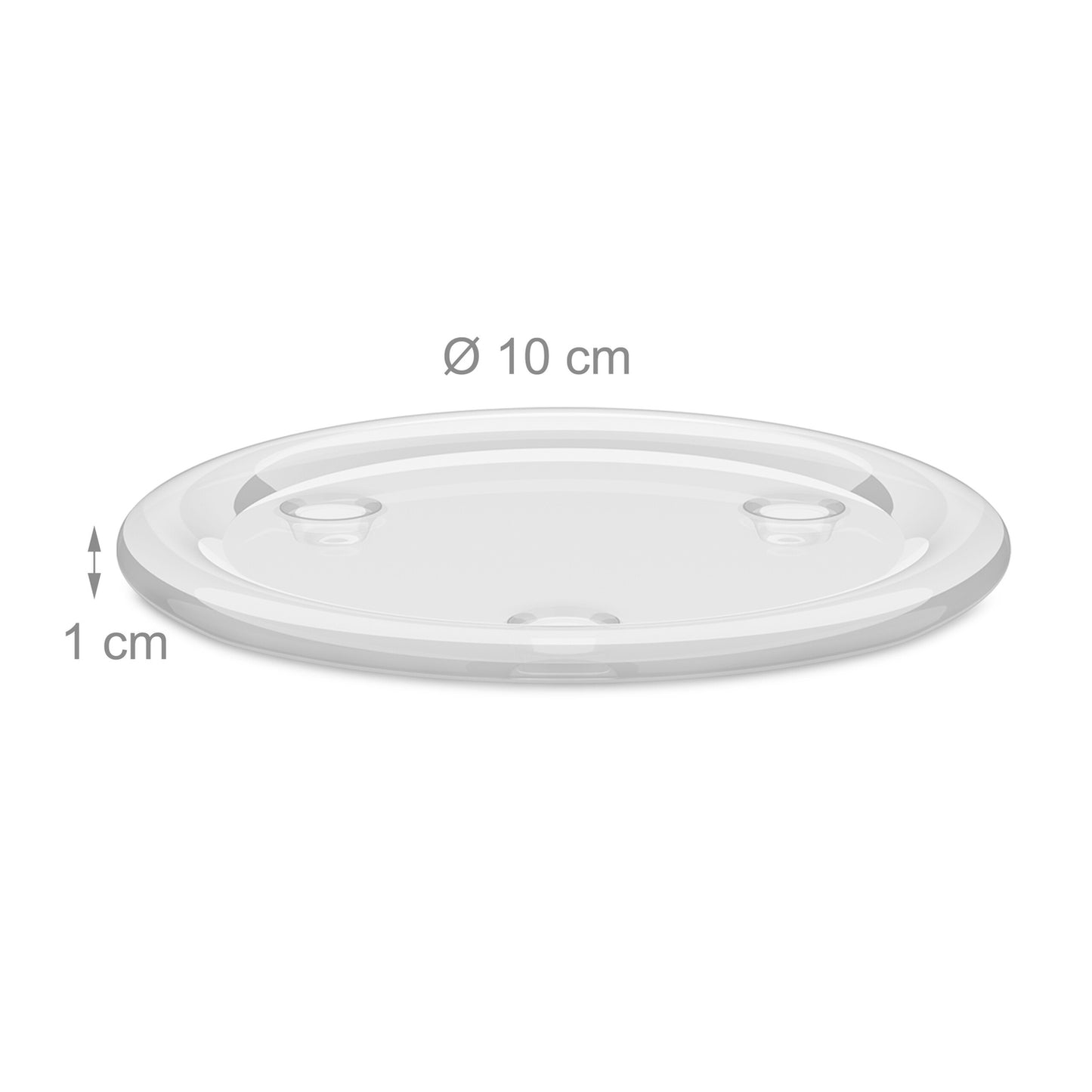 Glass candlesticks, 12 pcs