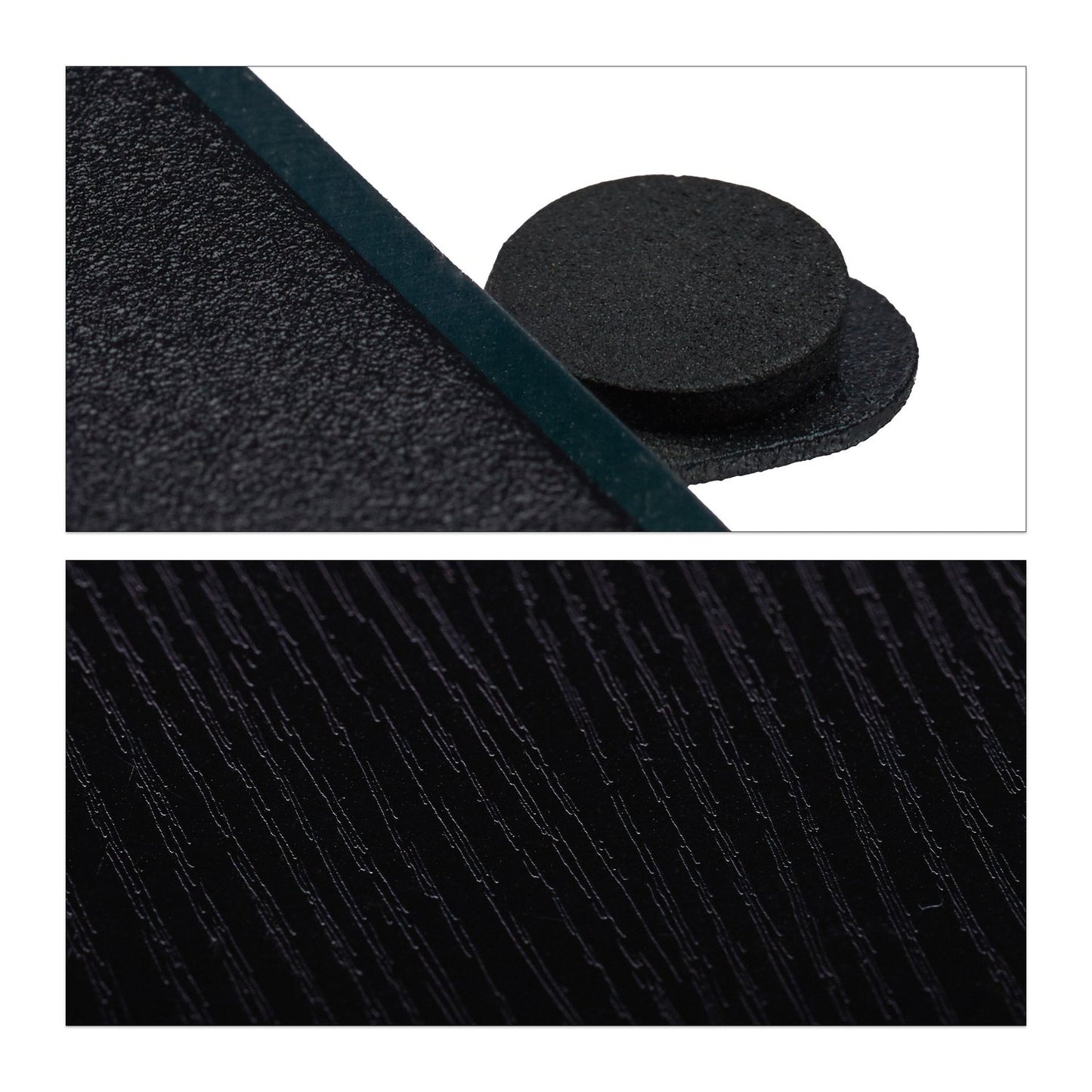 Glass side table with 2 discs