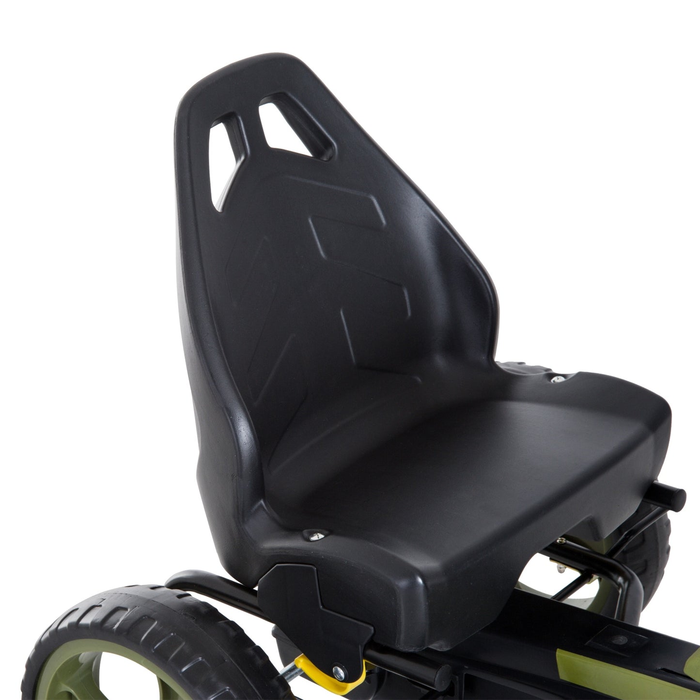 Green Kids Go Kart - Handbrake, Adjustable Seat, 3+ Years