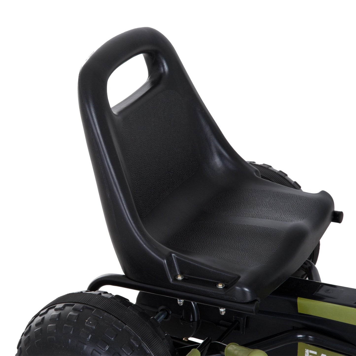 Pedal Go-Kart for Kids, Handbrake, Green, Outdoor Fun