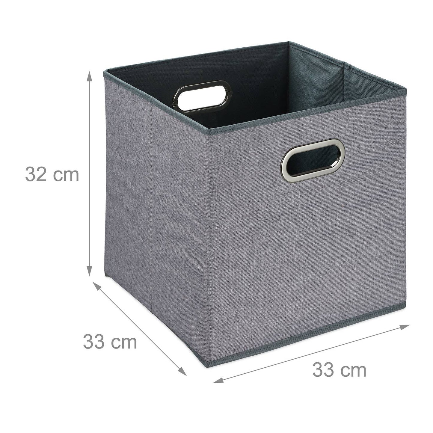 Gray storage box Set of 2